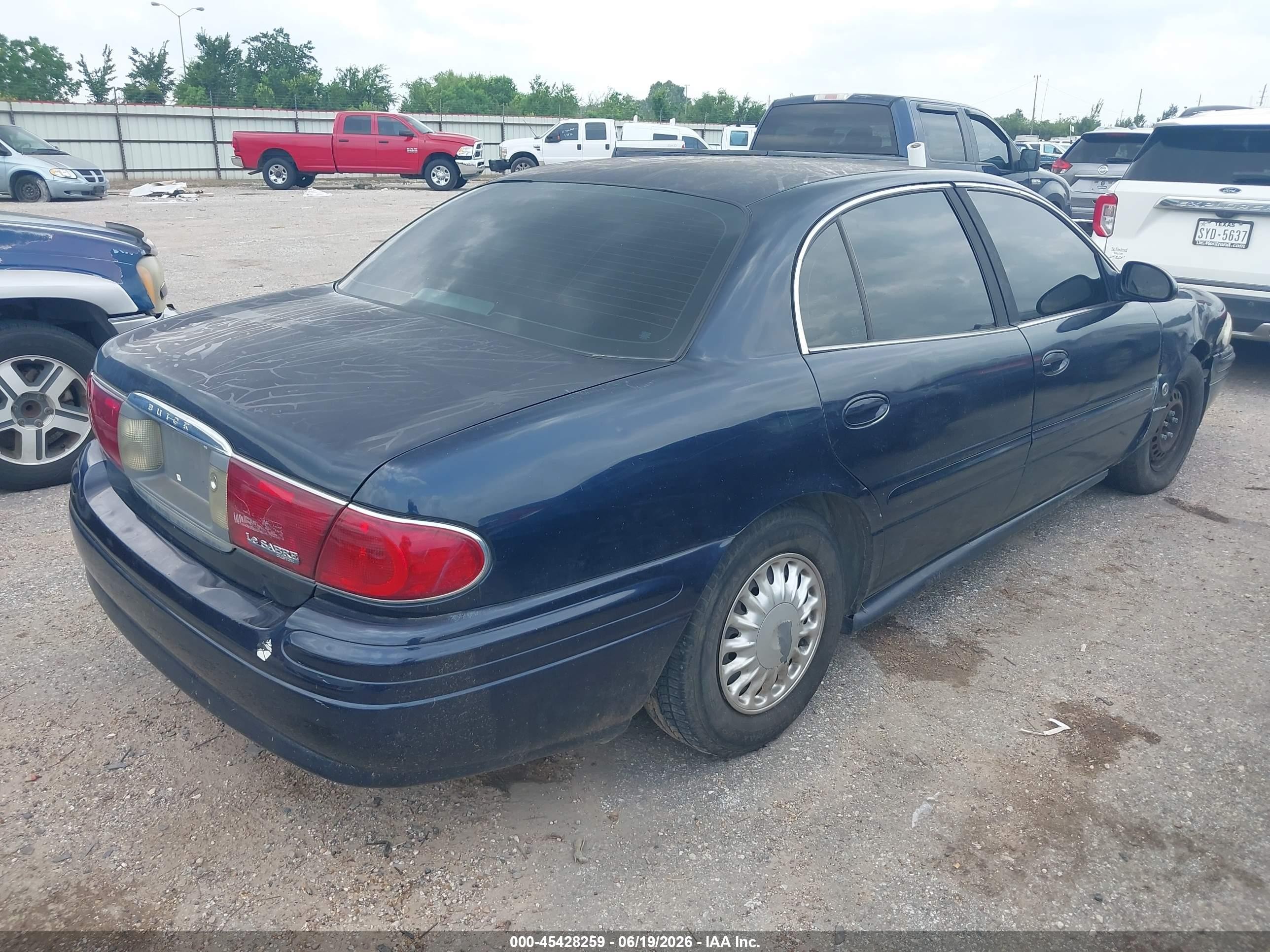 2004 Buick Lesabre Custom Blue vin: 1G4HP52K644162994
