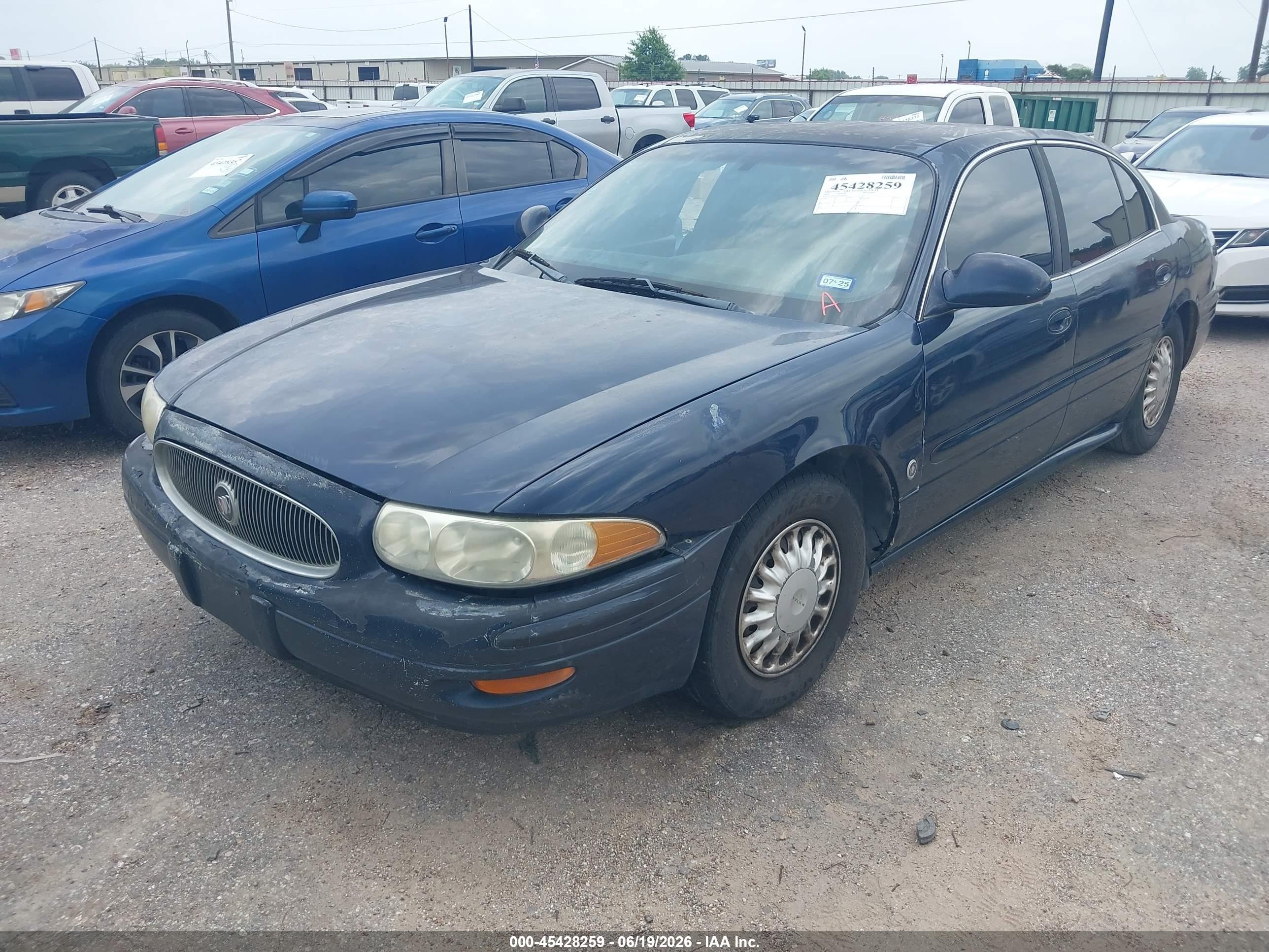 2004 Buick Lesabre Custom Blue vin: 1G4HP52K644162994