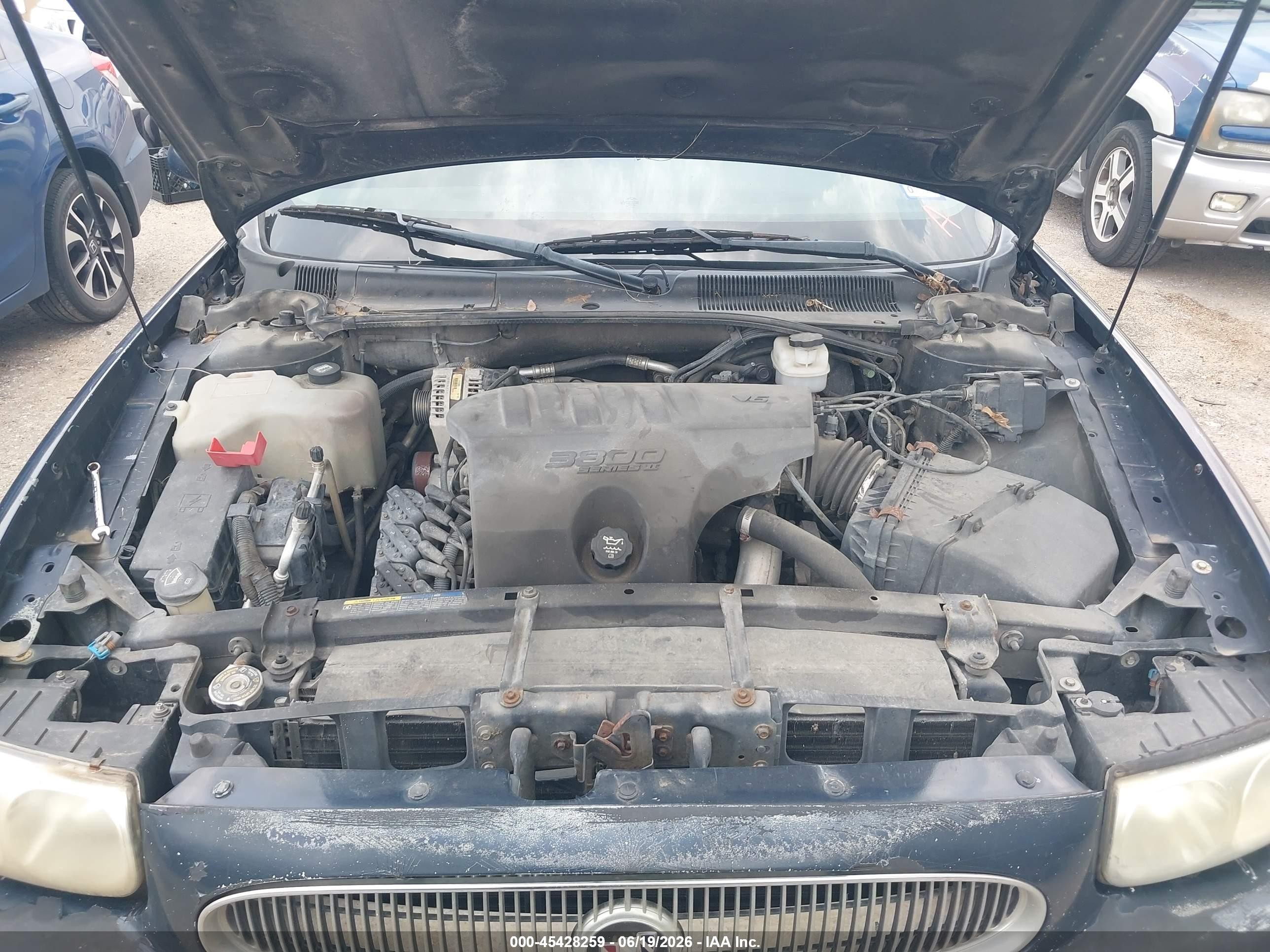 2004 Buick Lesabre Custom Blue vin: 1G4HP52K644162994