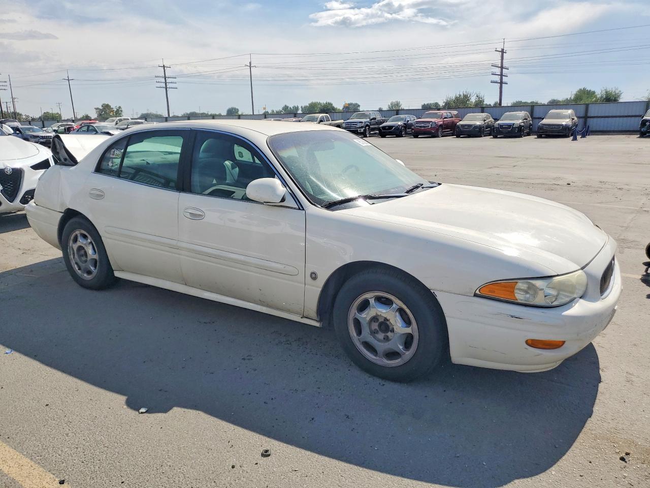 2004 Buick Lesabre Custom White vin: 1G4HP52K64U228718