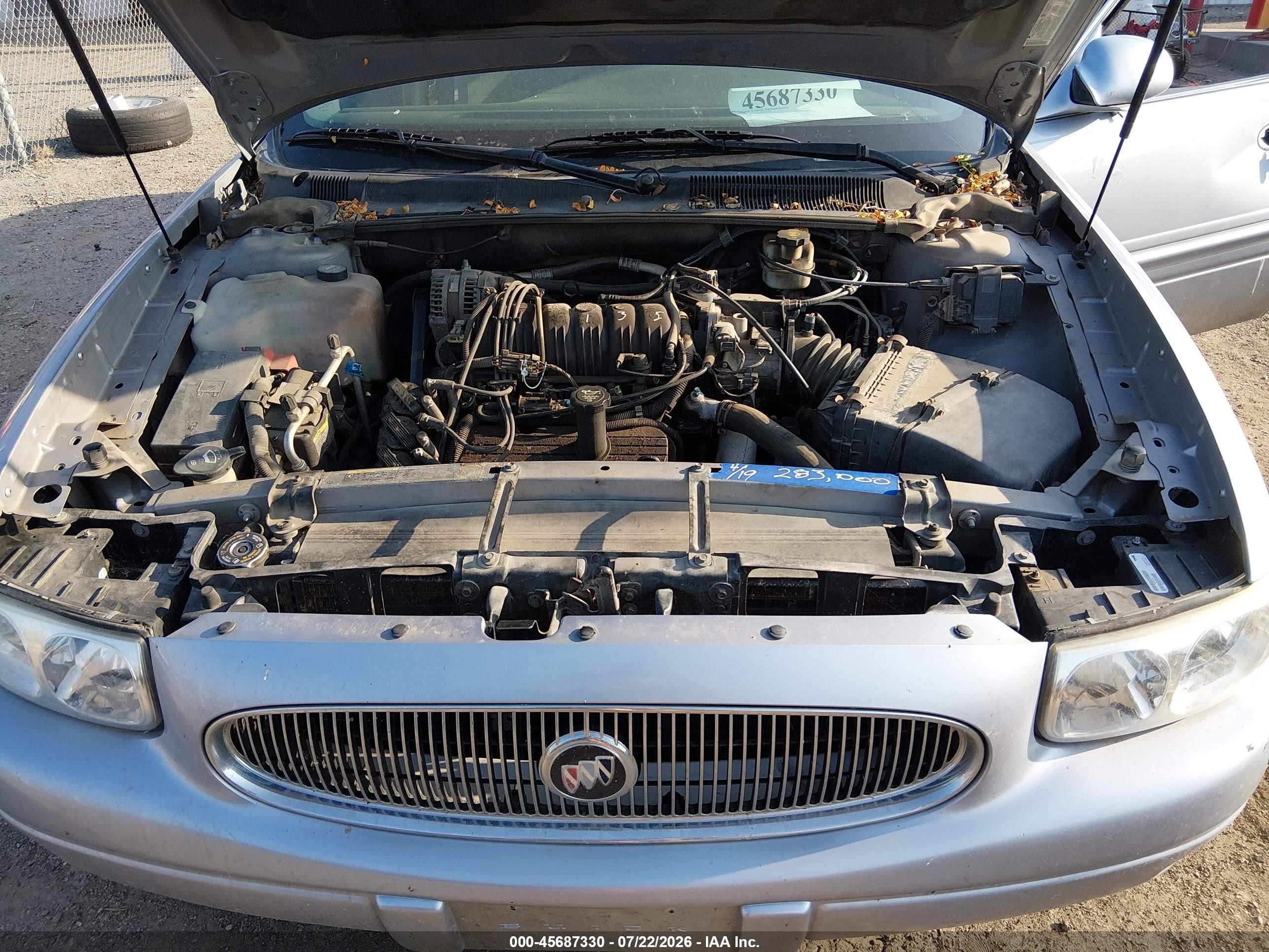 2005 Buick Lesabre Custom Gray vin: 1G4HP52K65U143332