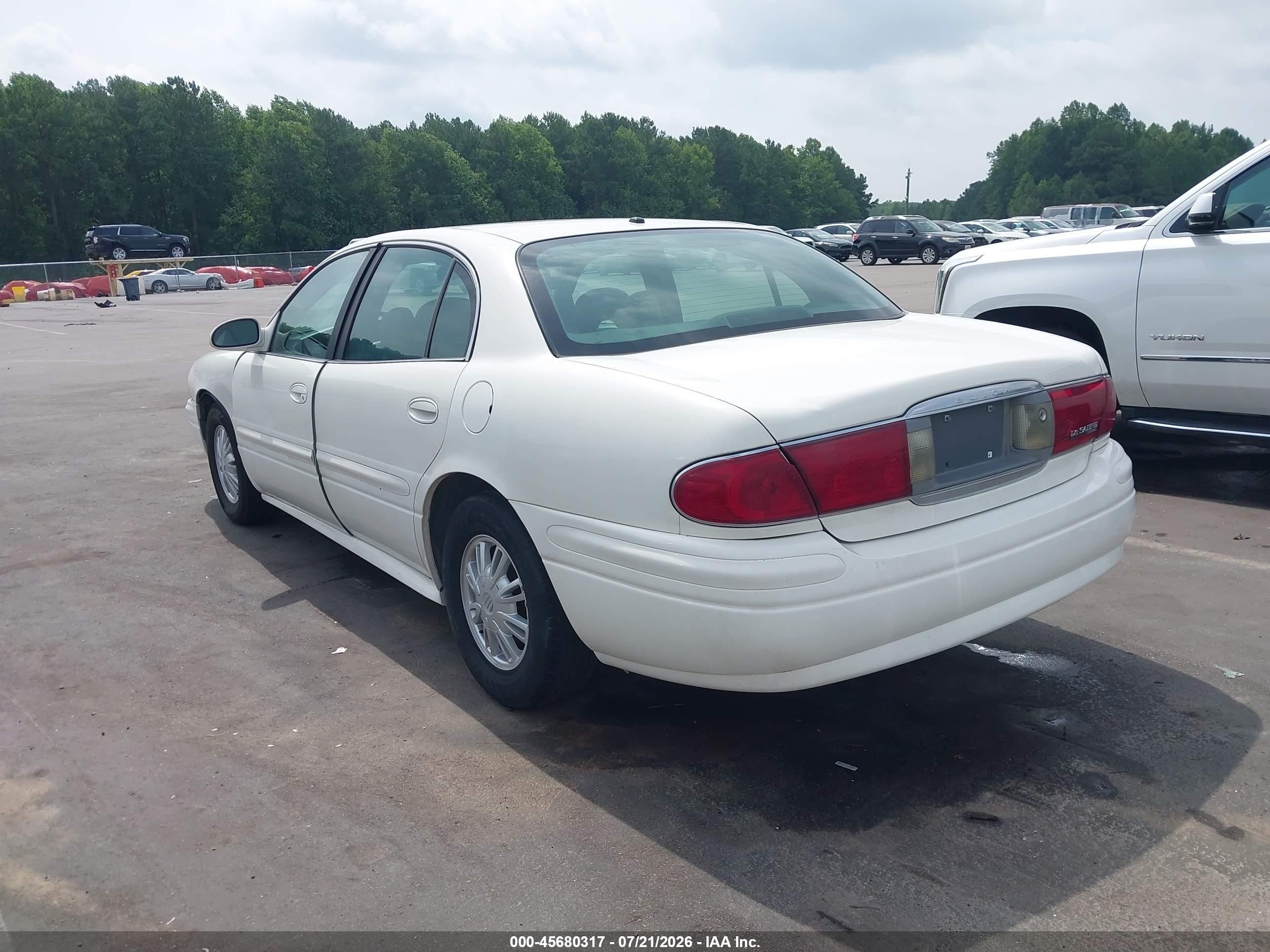 2005 Buick Lesabre Custom White vin: 1G4HP52K65U270730