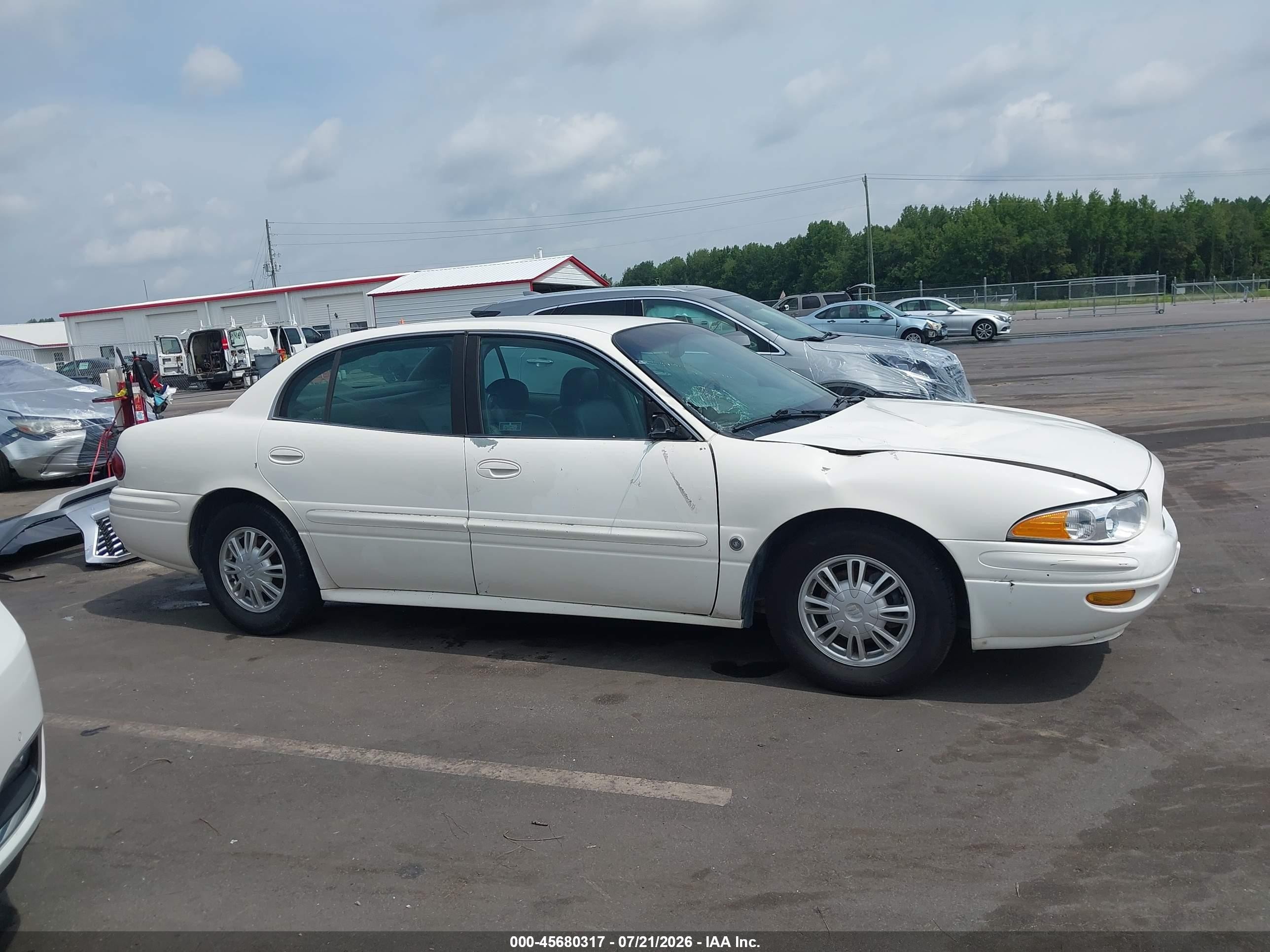 2005 Buick Lesabre Custom White vin: 1G4HP52K65U270730