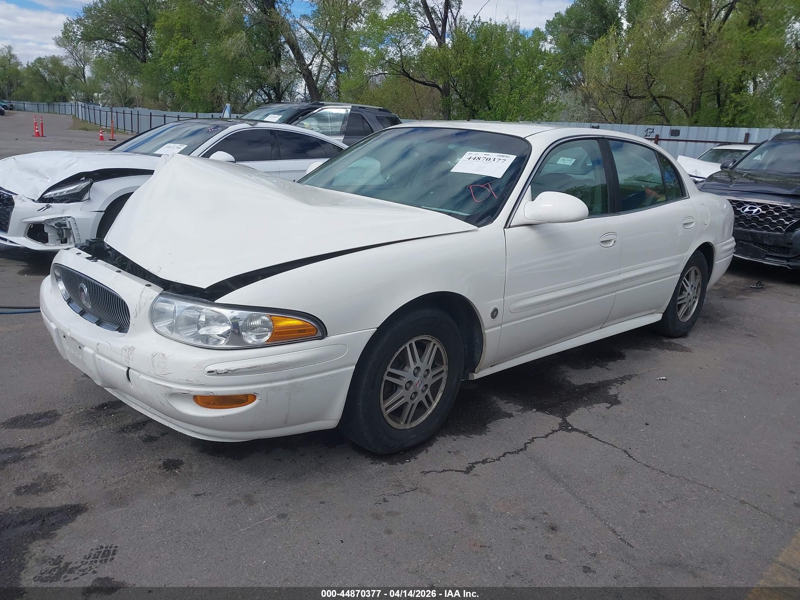 2005 Buick Lesabre Custom White vin: 1G4HP52K65U285406