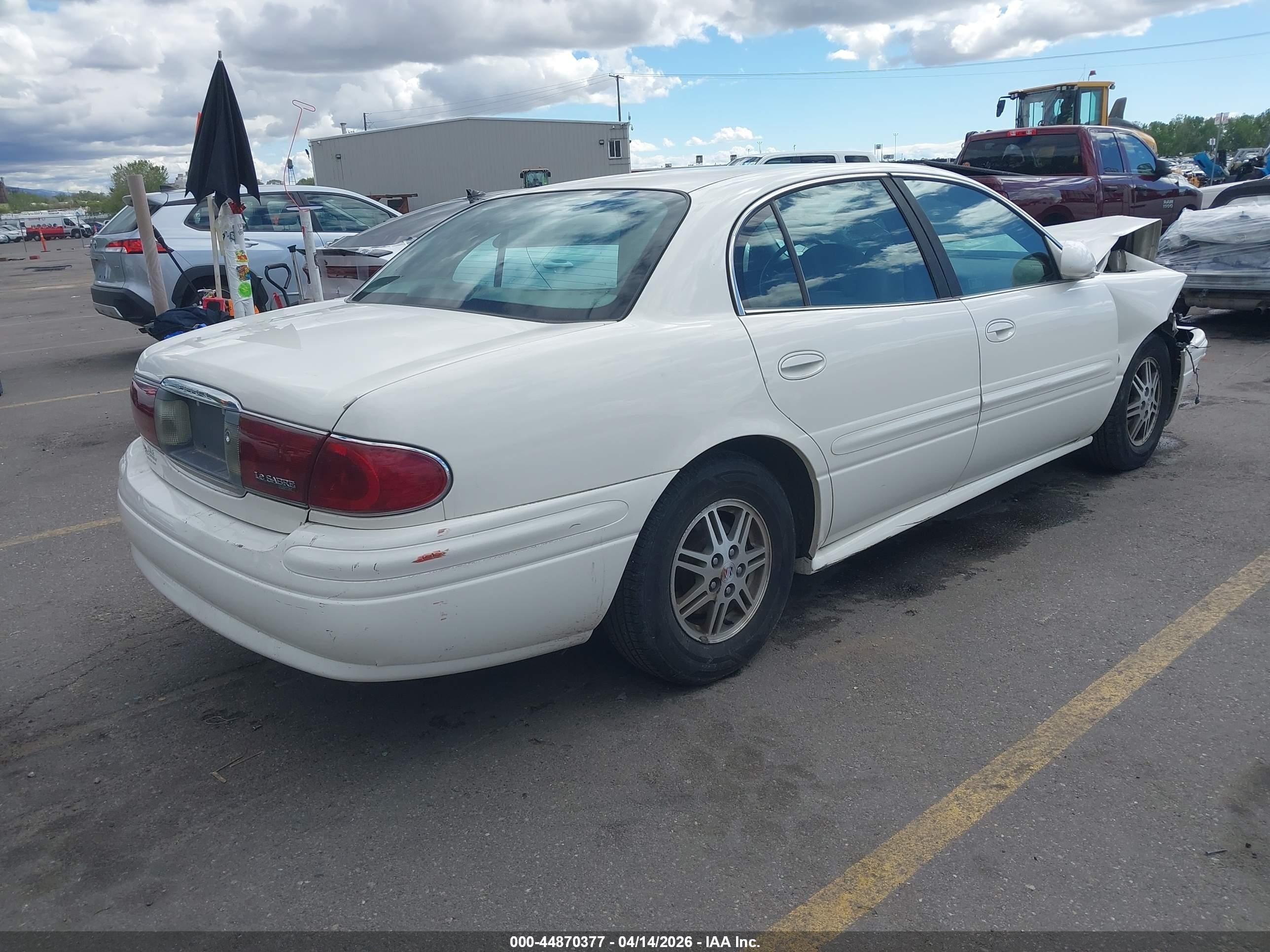 2005 Buick Lesabre Custom White vin: 1G4HP52K65U285406