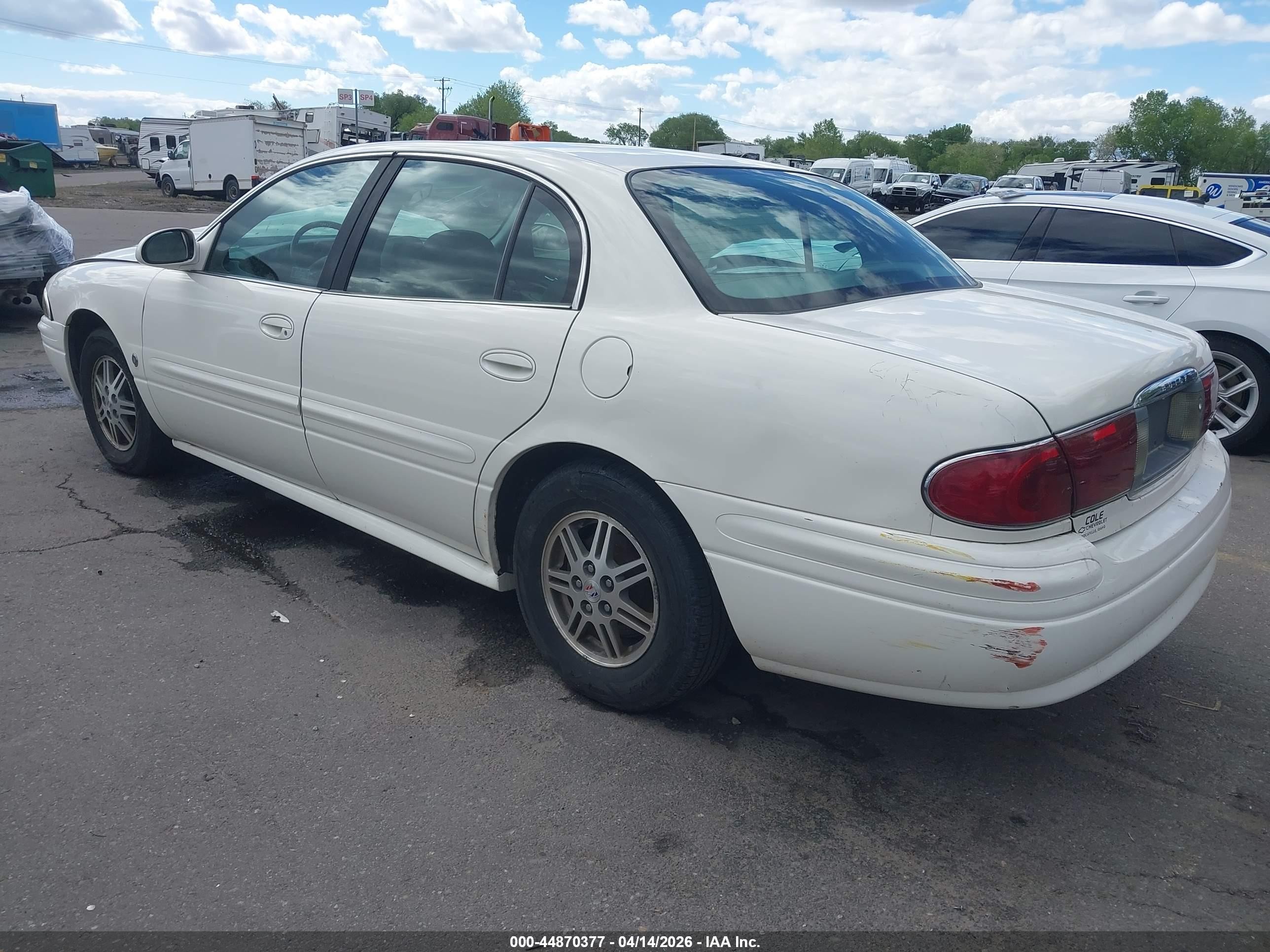 2005 Buick Lesabre Custom White vin: 1G4HP52K65U285406