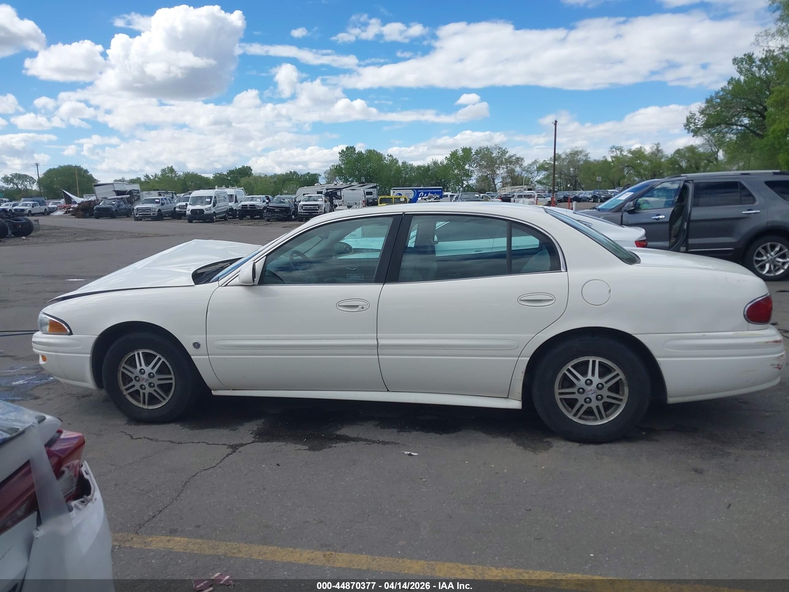 2005 Buick Lesabre Custom White vin: 1G4HP52K65U285406