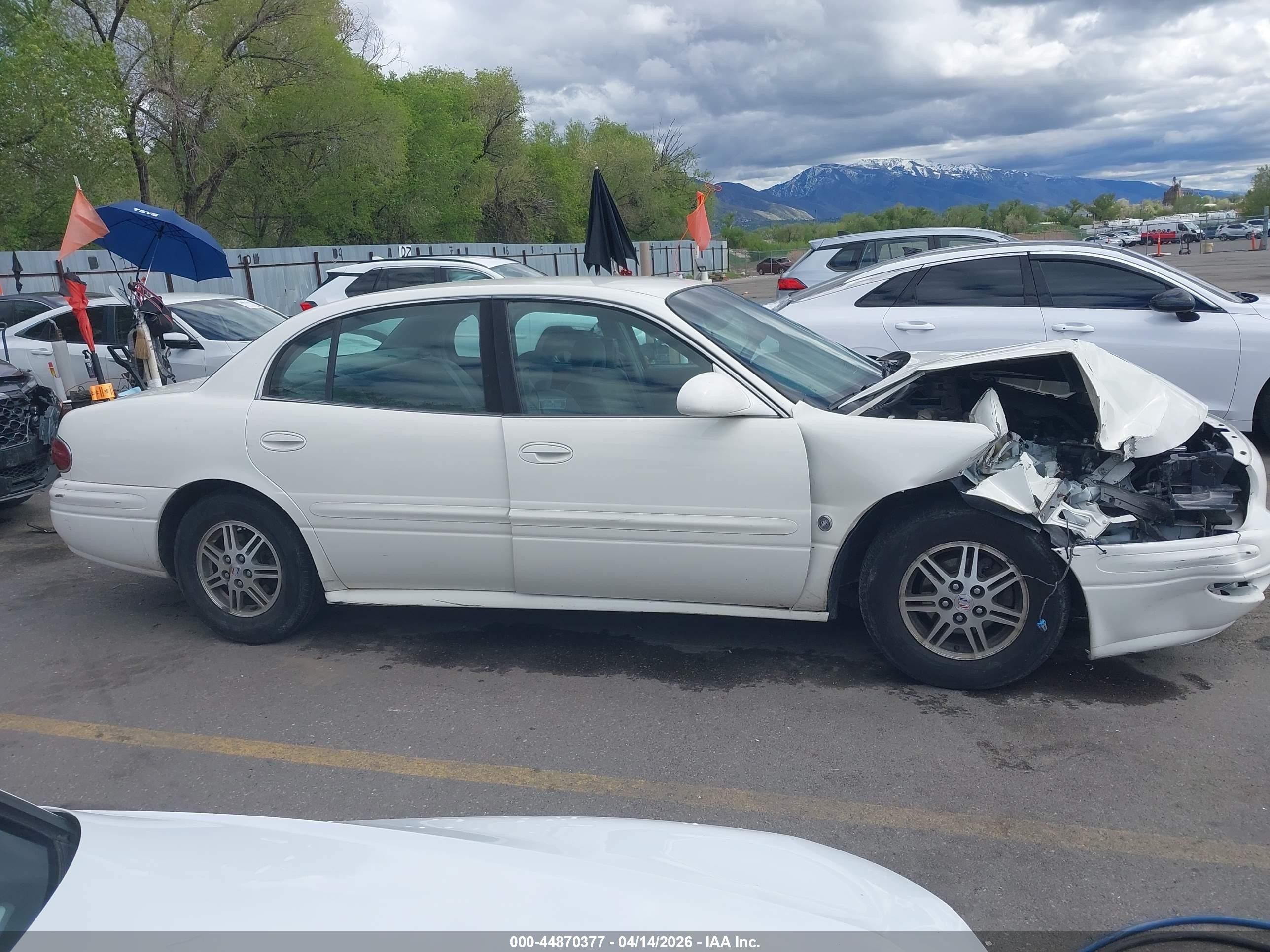 2005 Buick Lesabre Custom White vin: 1G4HP52K65U285406