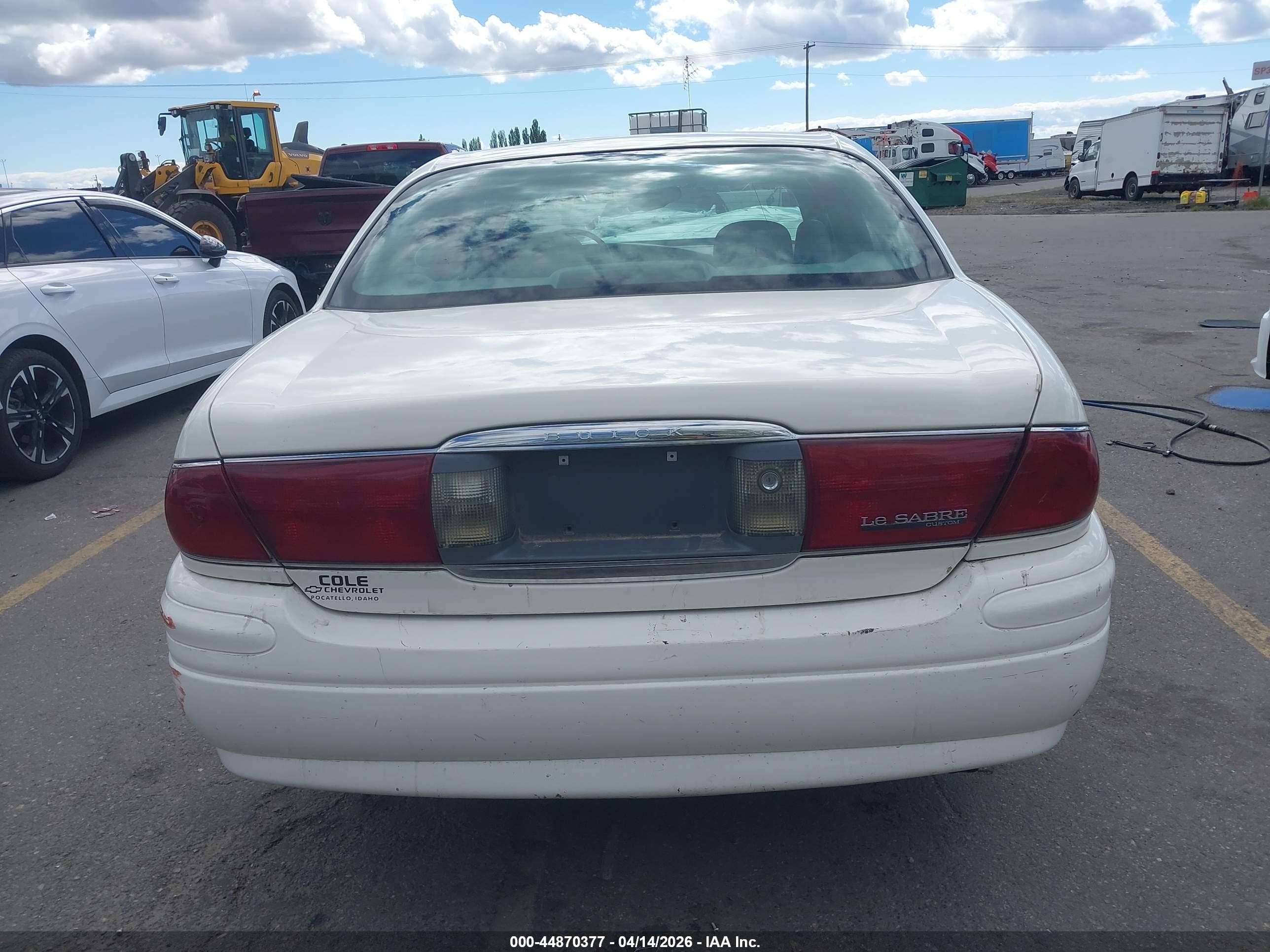 2005 Buick Lesabre Custom White vin: 1G4HP52K65U285406