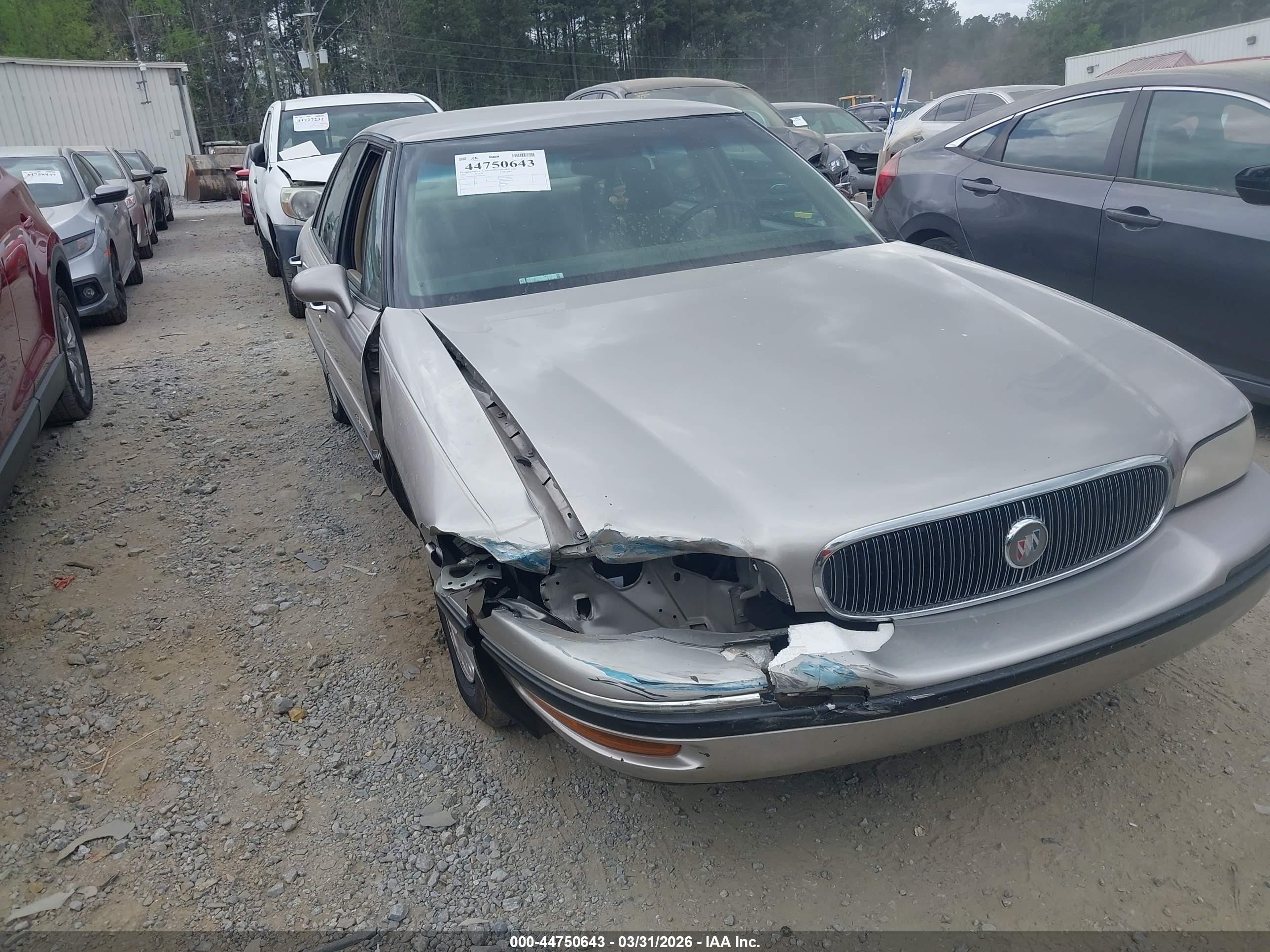 1998 Buick Lesabre Custom Gold vin: 1G4HP52K6WH401892