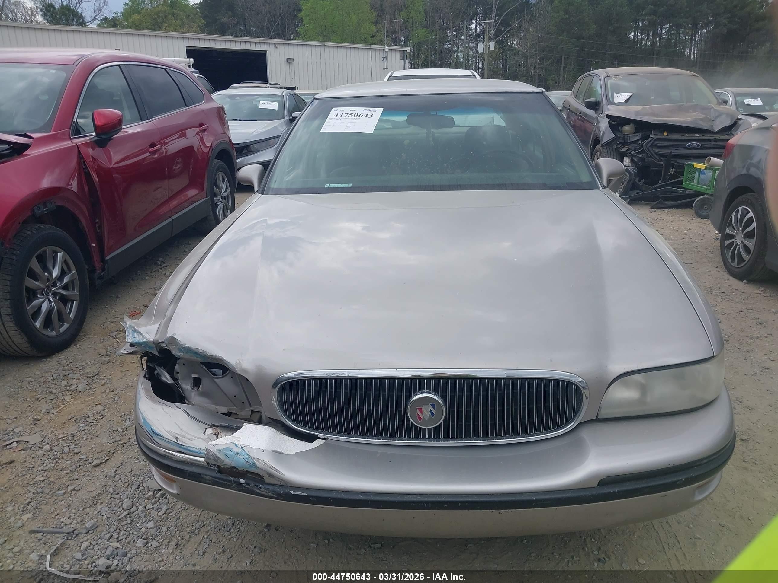 1998 Buick Lesabre Custom Gold vin: 1G4HP52K6WH401892