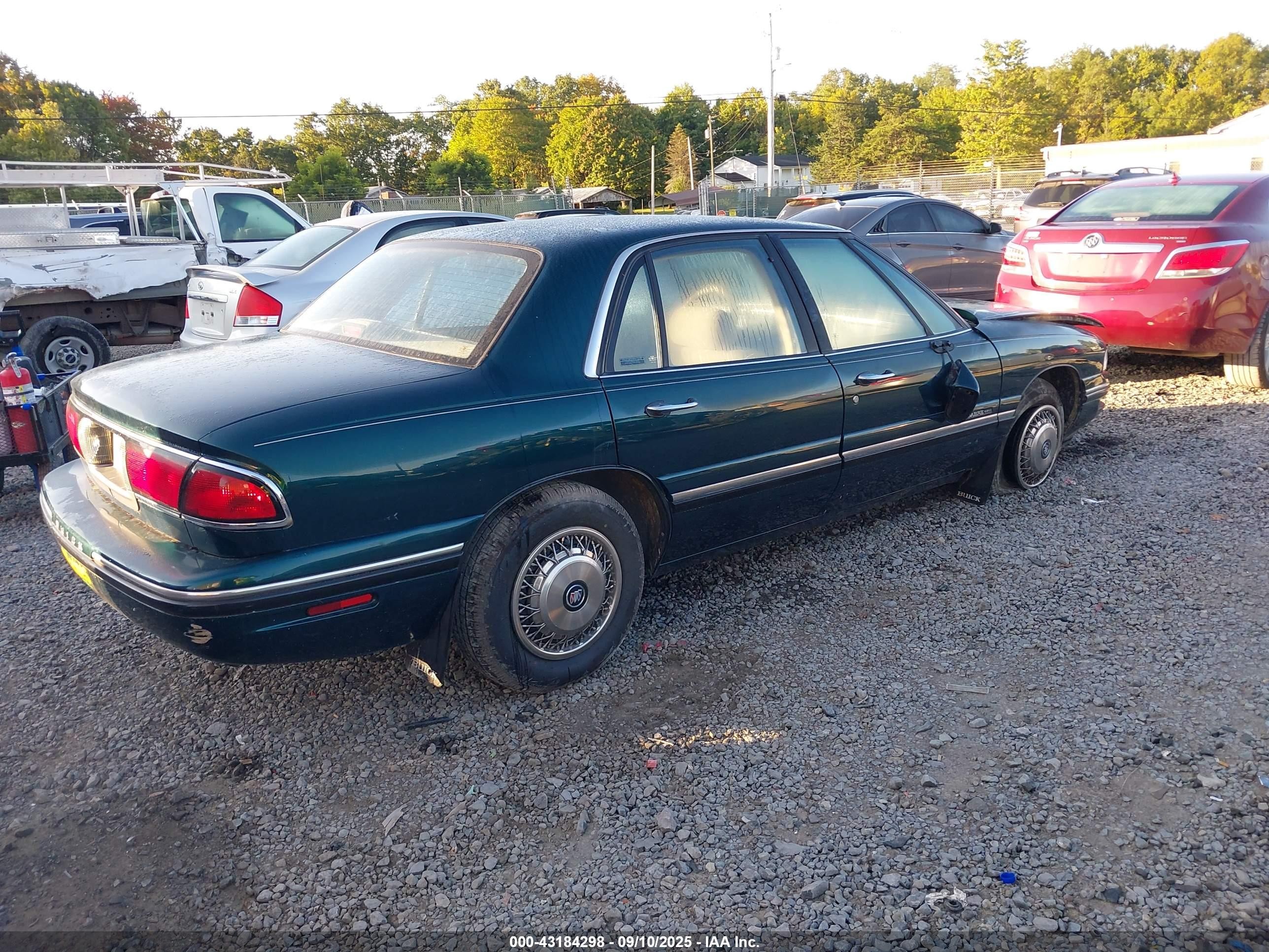 1999 Buick Lesabre Custom Green vin: 1G4HP52K6XH407368