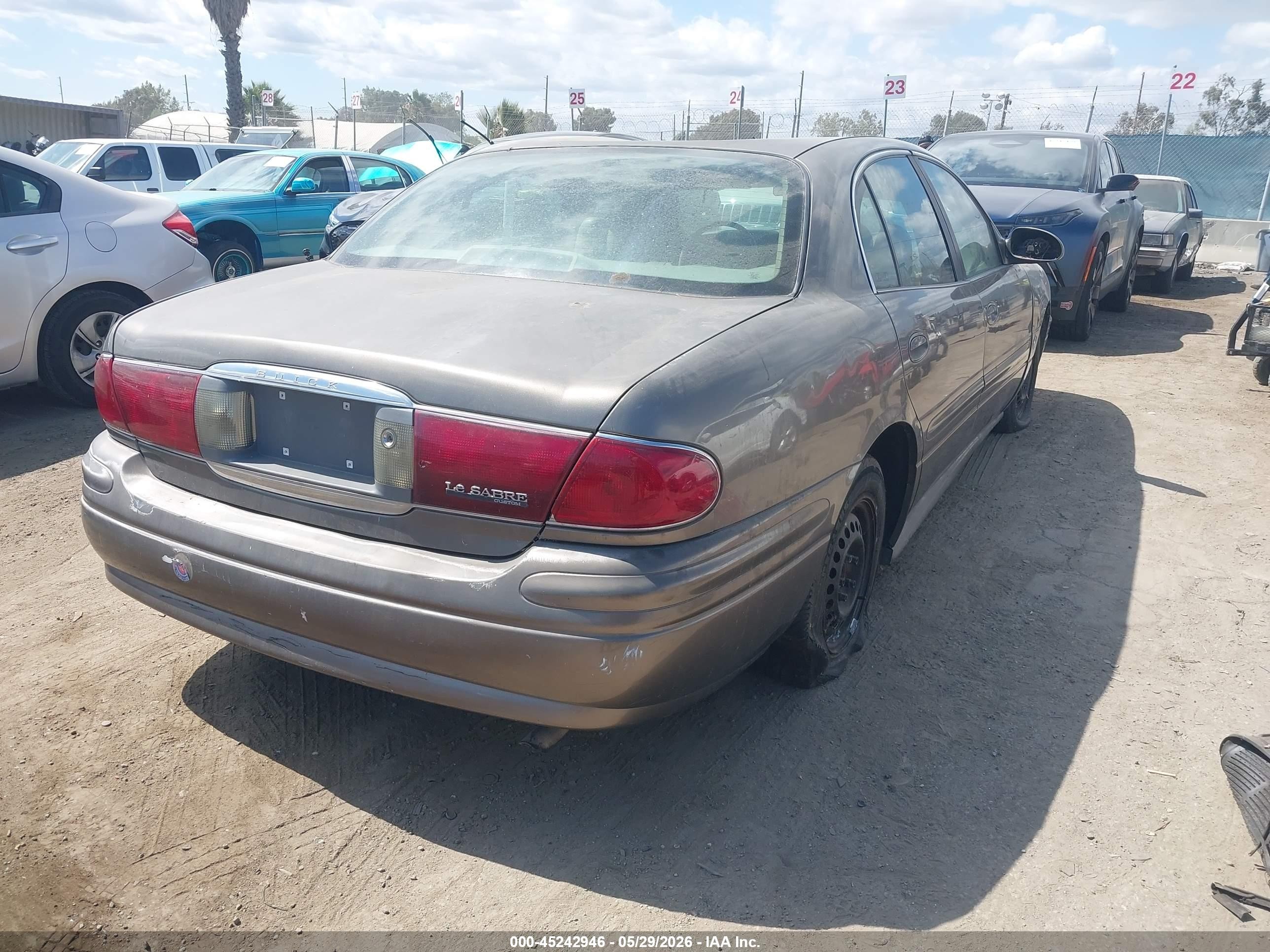 2003 Buick Lesabre Custom Gray vin: 1G4HP52K73U115519