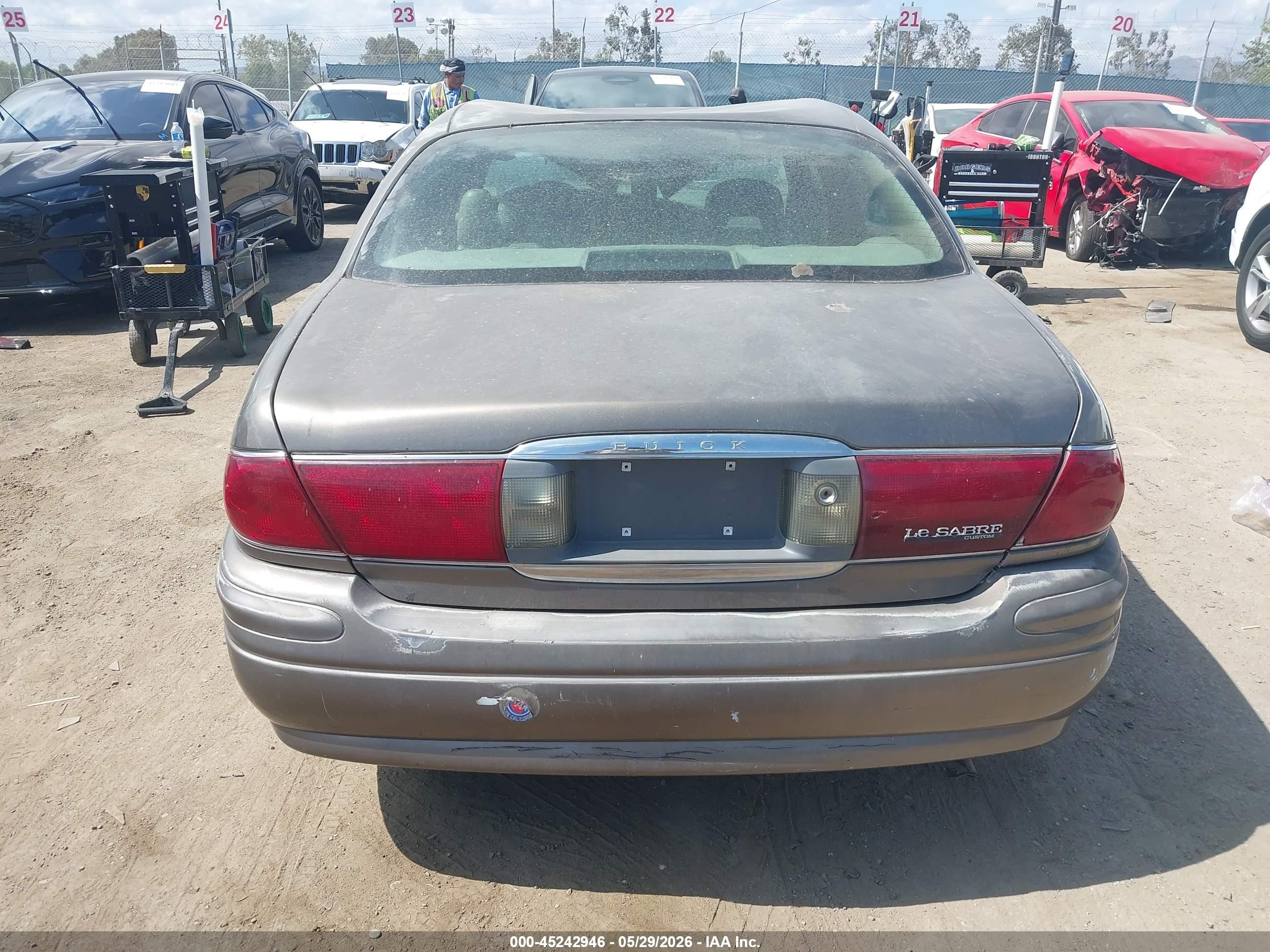 2003 Buick Lesabre Custom Gray vin: 1G4HP52K73U115519