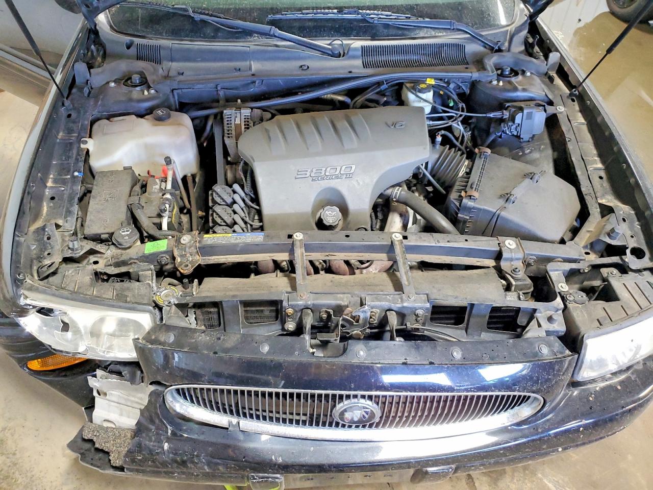 2004 Buick Lesabre Custom Black vin: 1G4HP52K744110290