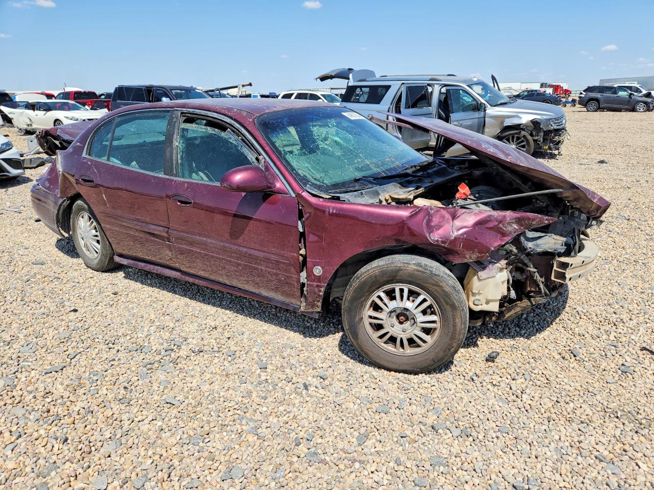 2004 Buick Lesabre Custom Burgundy vin: 1G4HP52K744170134