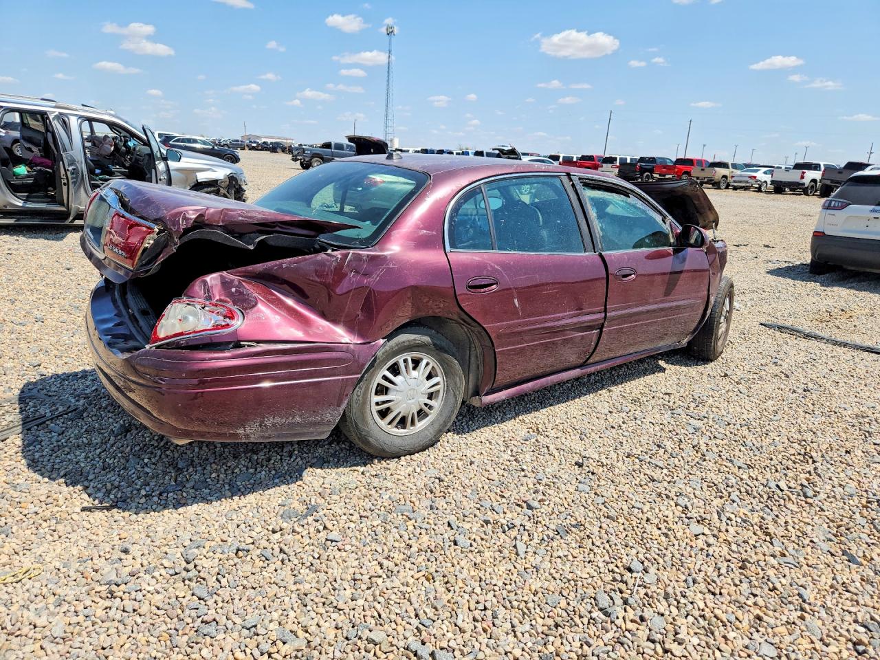 2004 Buick Lesabre Custom Burgundy vin: 1G4HP52K744170134