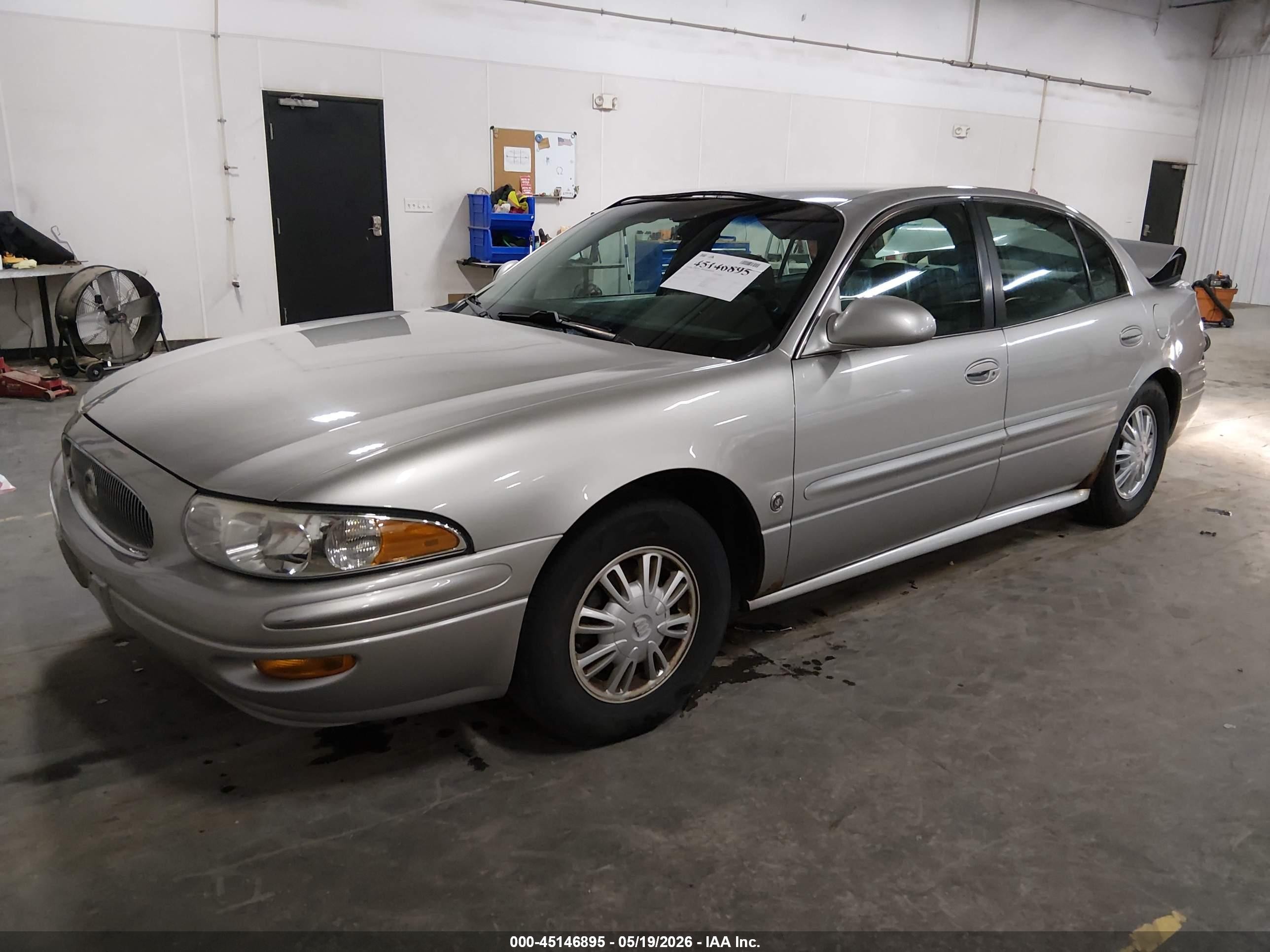 2005 Buick Lesabre Custom Silver vin: 1G4HP52K75U141475
