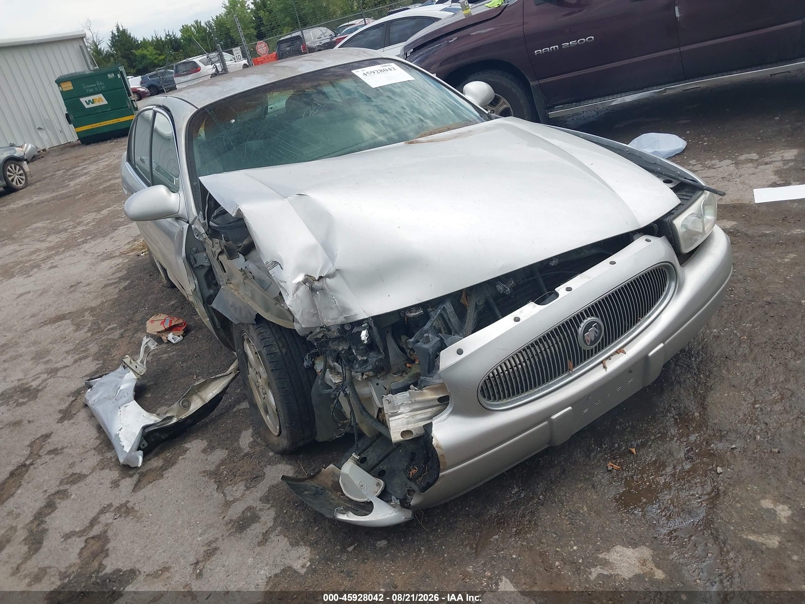 2005 Buick Lesabre Custom Silver vin: 1G4HP52K75U233539