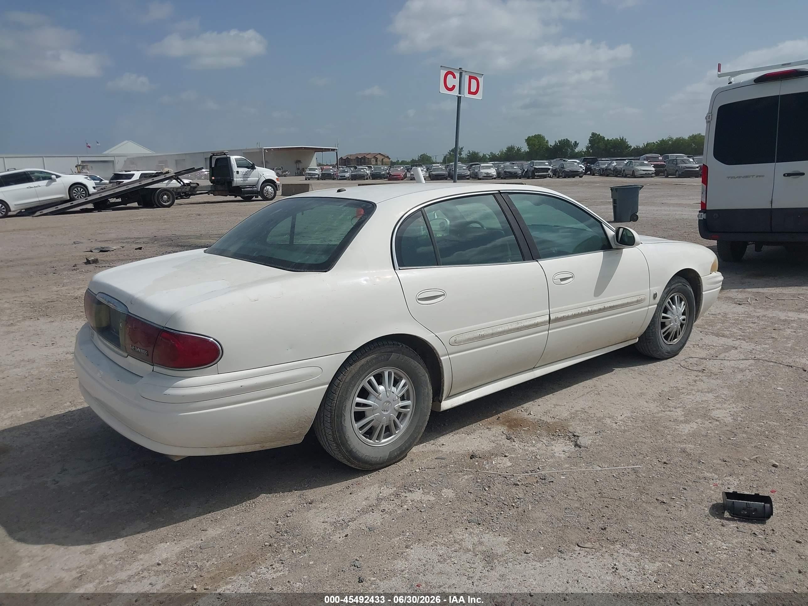 2005 Buick Lesabre Custom Белый vin: 1G4HP52K75U247263