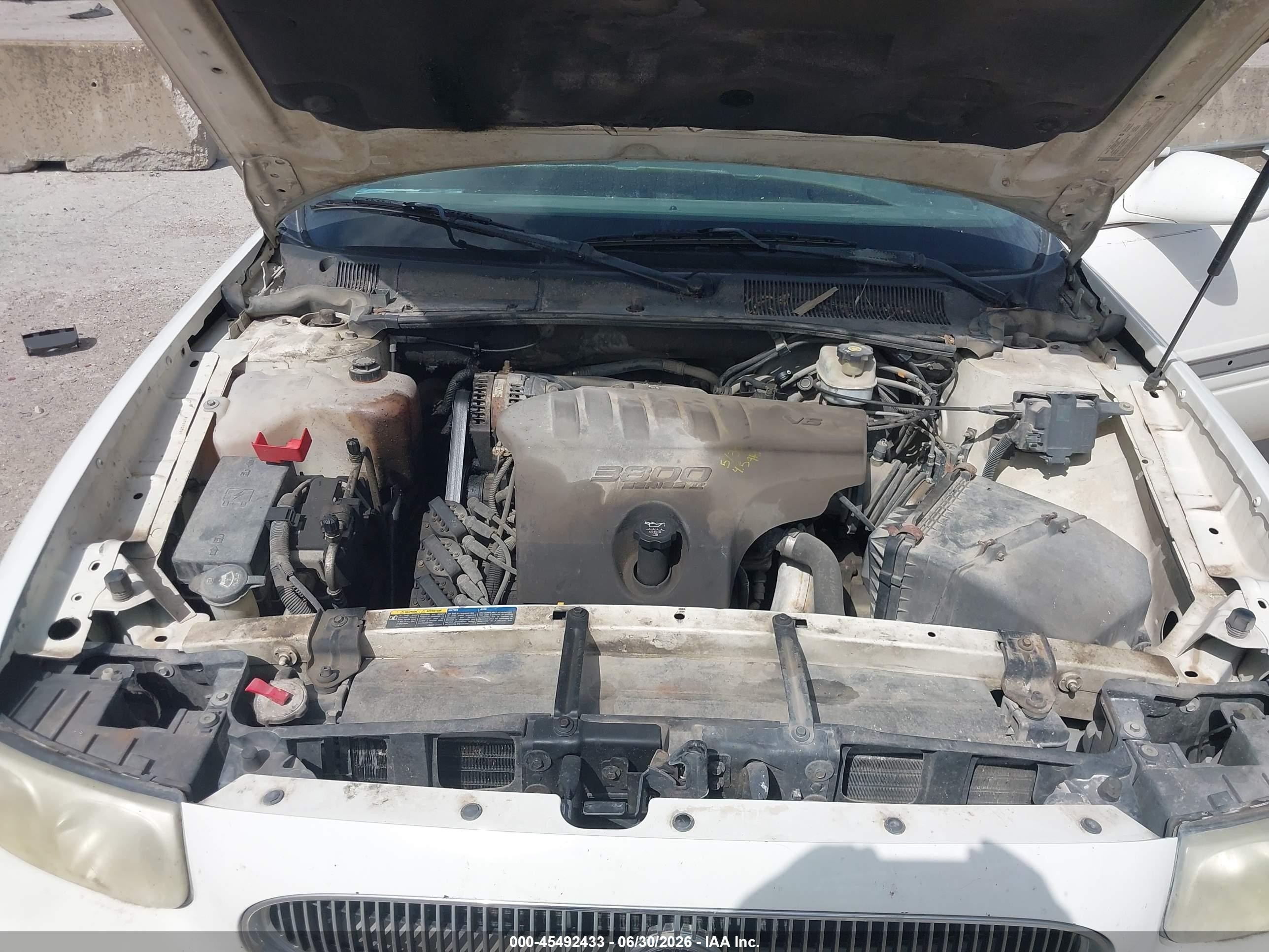 2005 Buick Lesabre Custom Белый vin: 1G4HP52K75U247263
