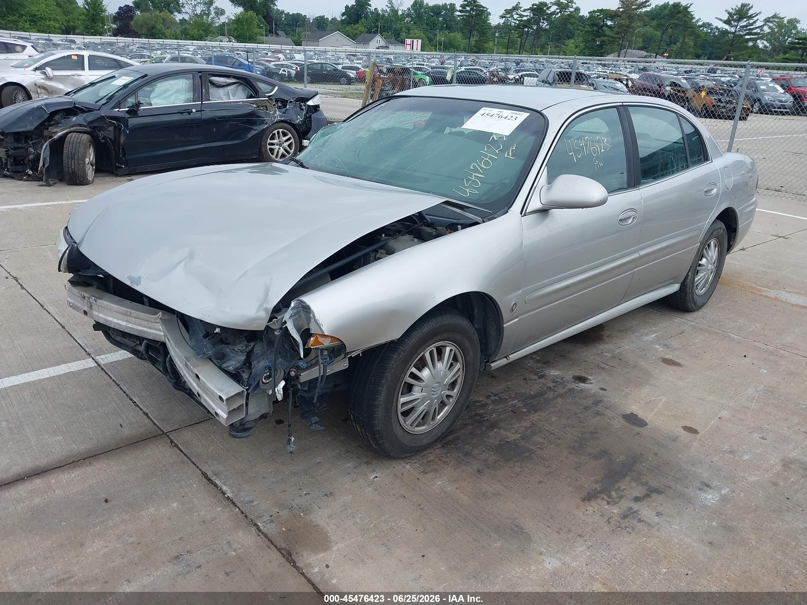 2005 Buick Lesabre Custom Silver vin: 1G4HP52K75U268906