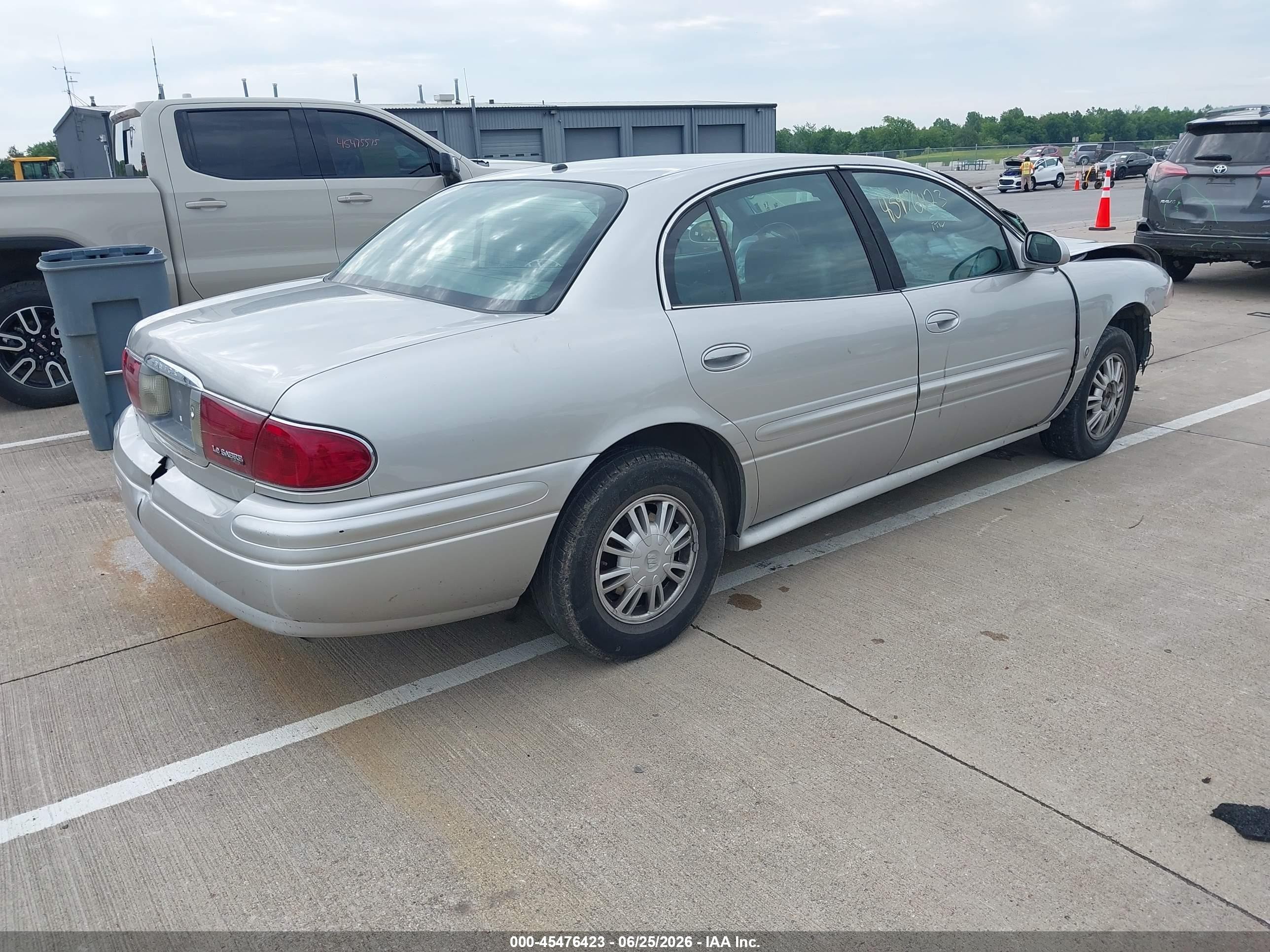 2005 Buick Lesabre Custom Silver vin: 1G4HP52K75U268906