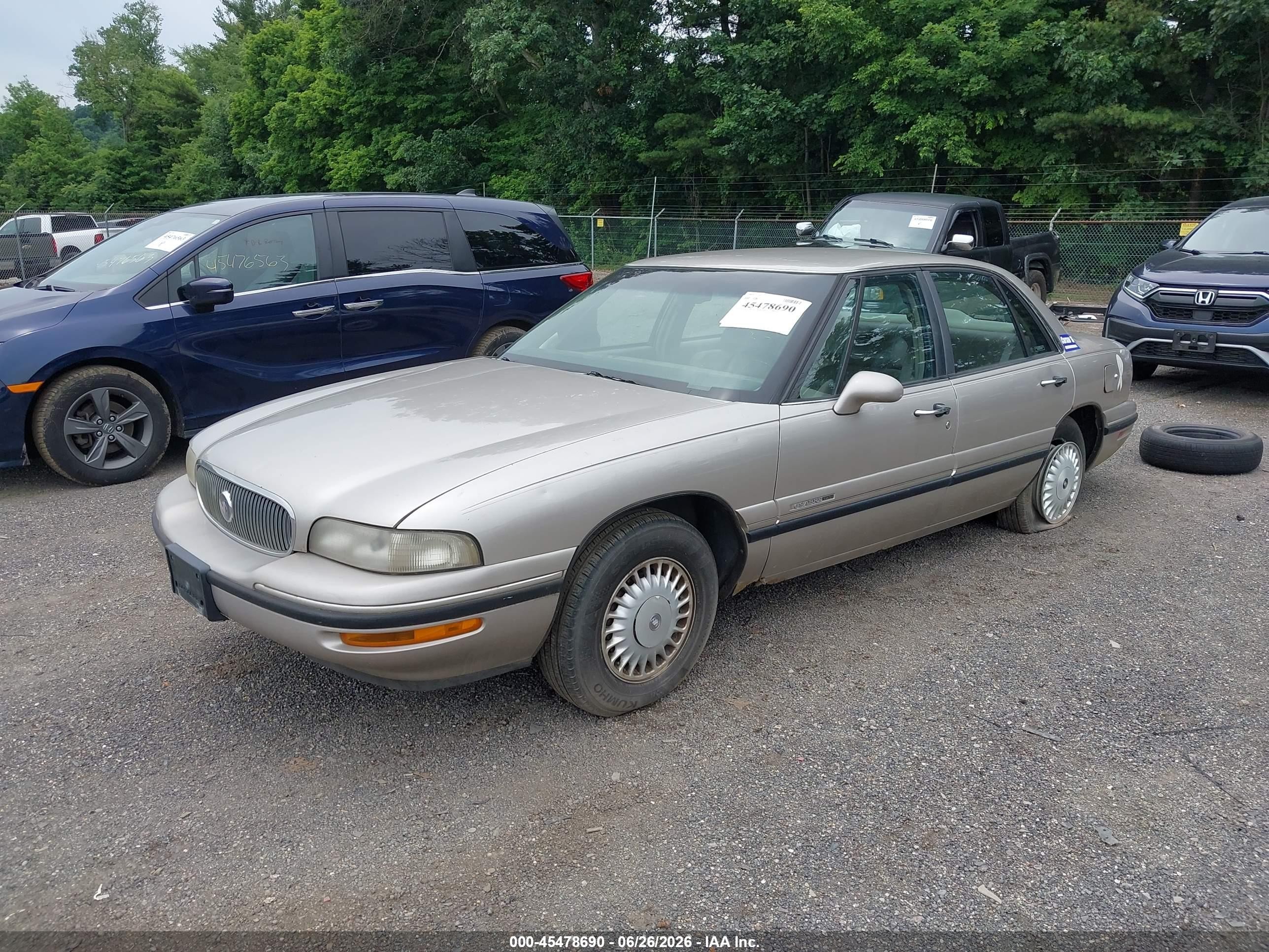1997 Buick Lesabre Custom Золотой vin: 1G4HP52K7VH530206