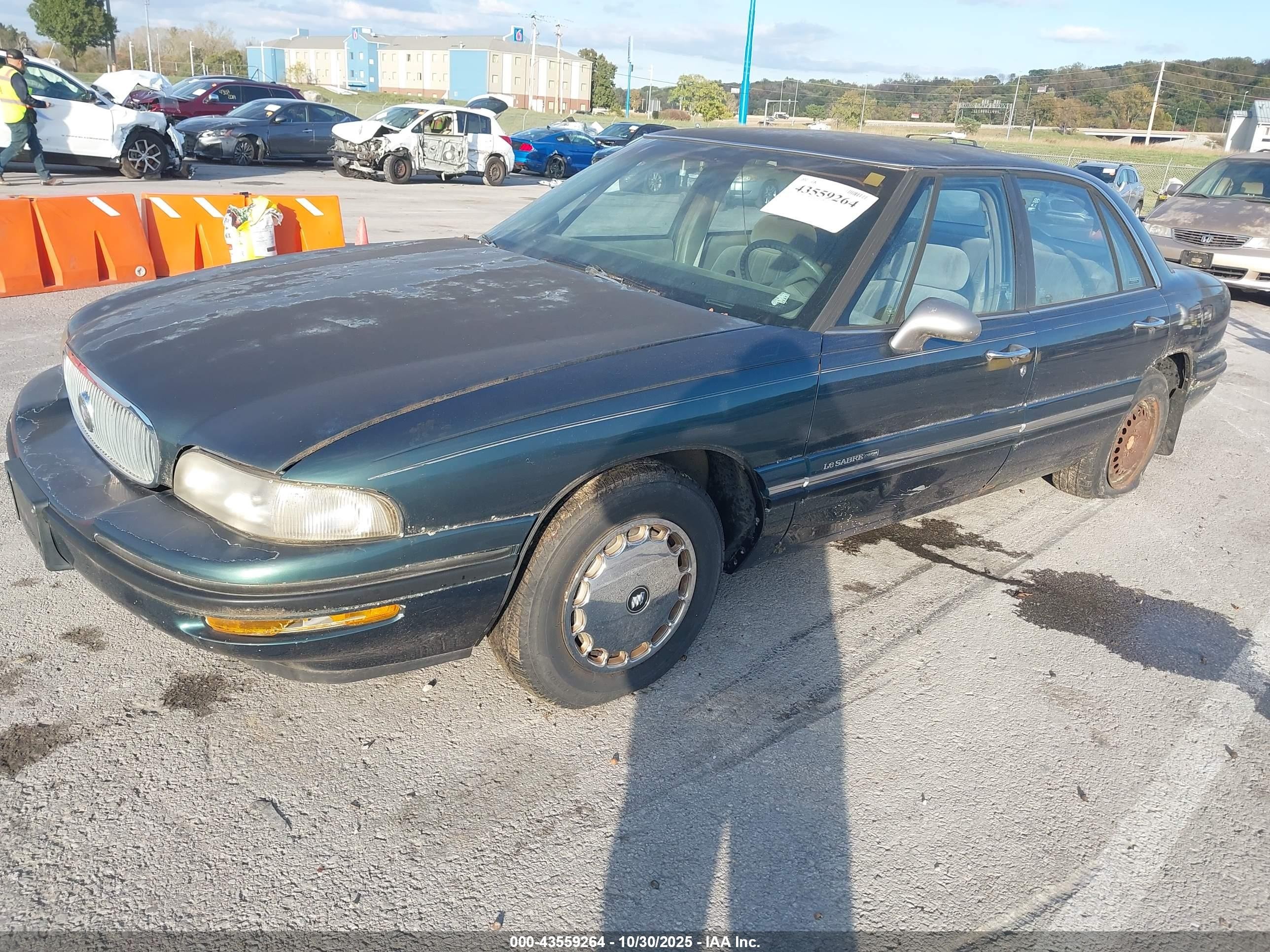 1998 Buick Lesabre Custom Зеленый vin: 1G4HP52K7WH531096