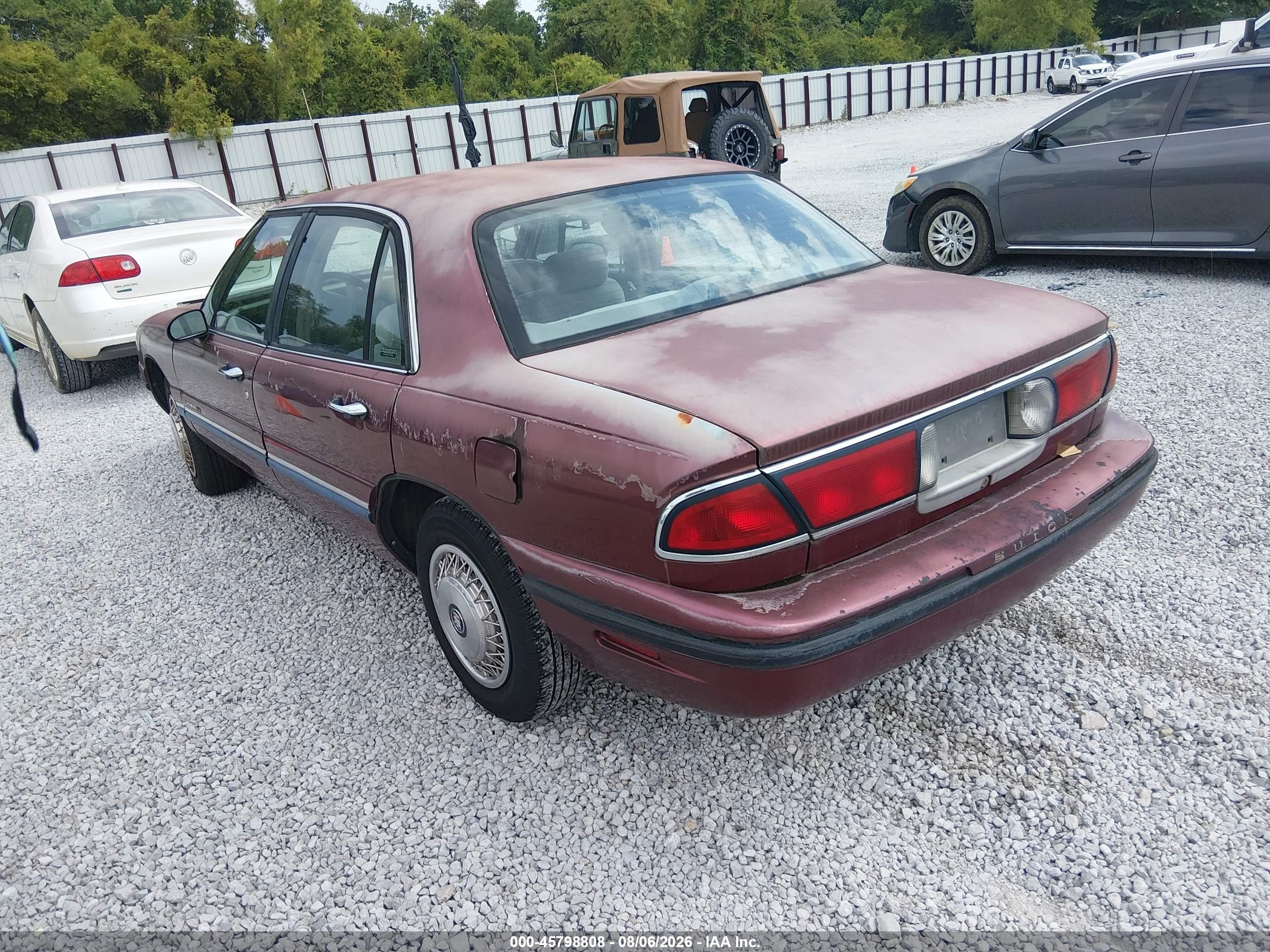 1999 Buick Lesabre Custom Maroon vin: 1G4HP52K7XH427564