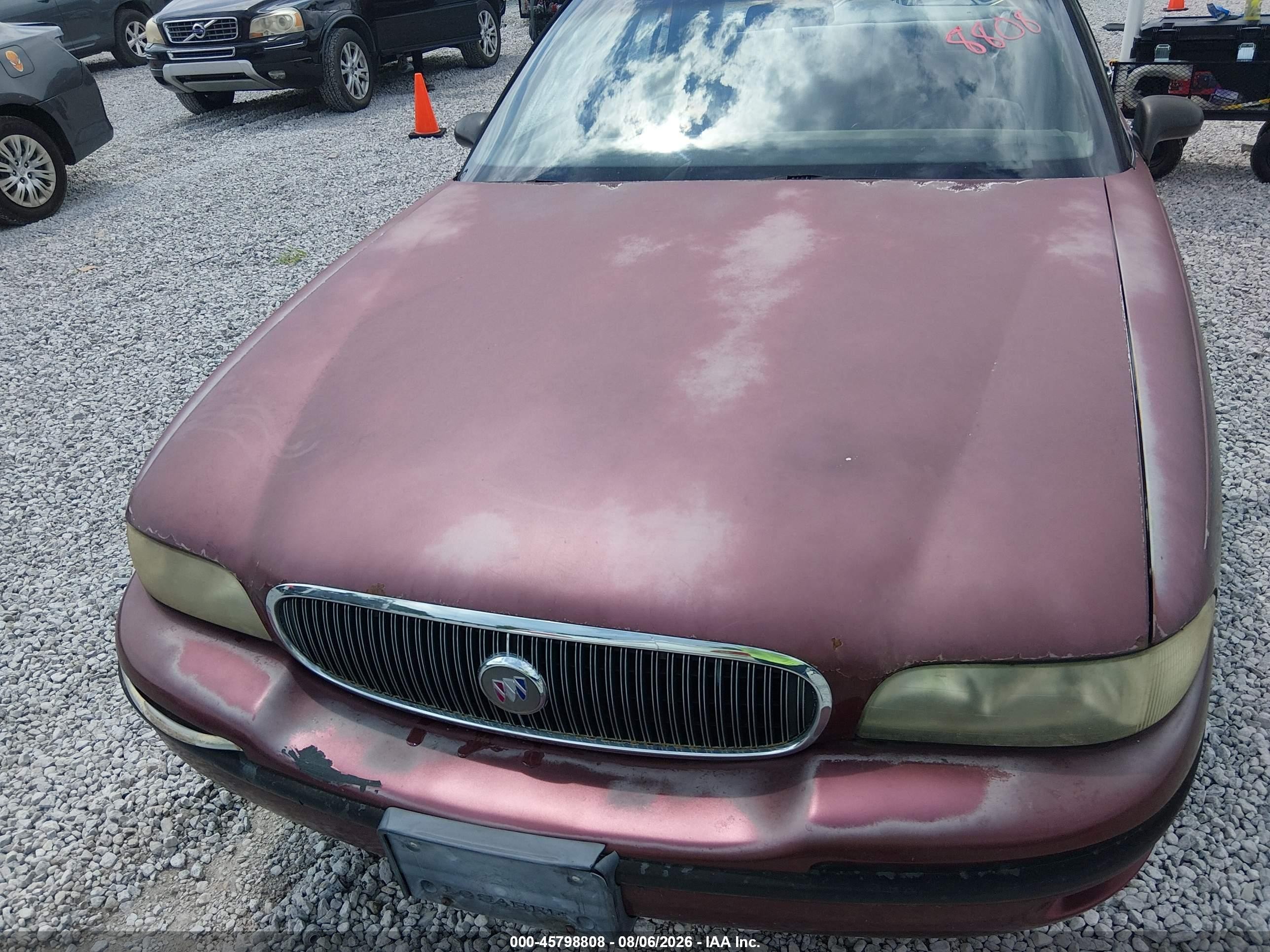 1999 Buick Lesabre Custom Maroon vin: 1G4HP52K7XH427564