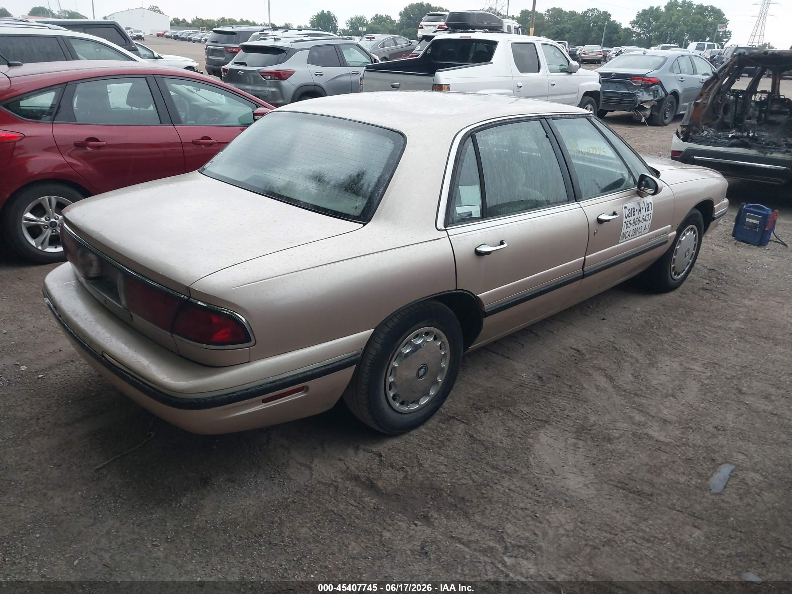 1999 Buick Lesabre Custom Gold vin: 1G4HP52K7XH490650