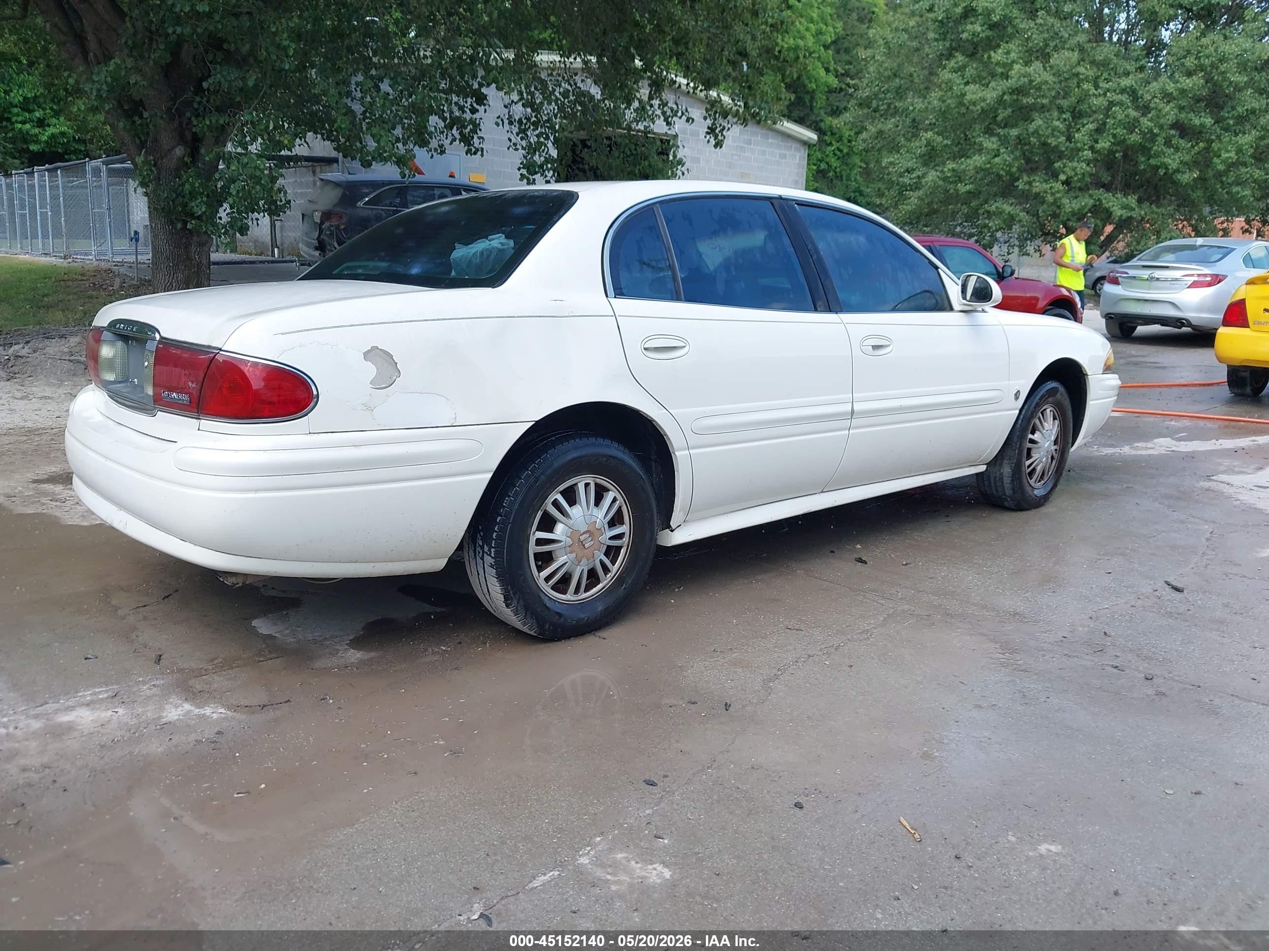 2003 Buick Lesabre Custom Белый vin: 1G4HP52K83U138145