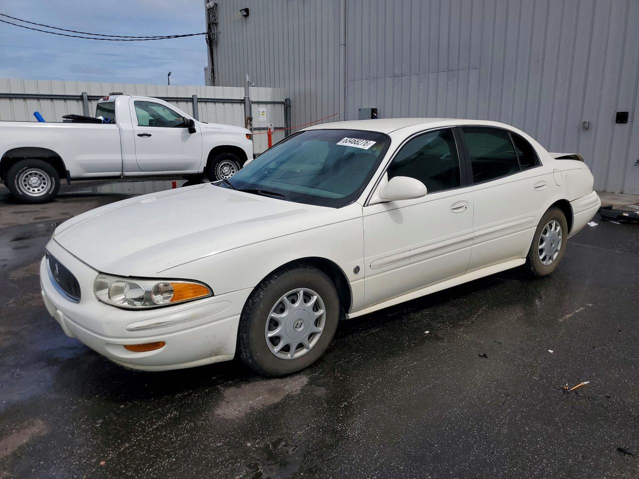 2004 Buick Lesabre Custom White vin: 1G4HP52K844103011