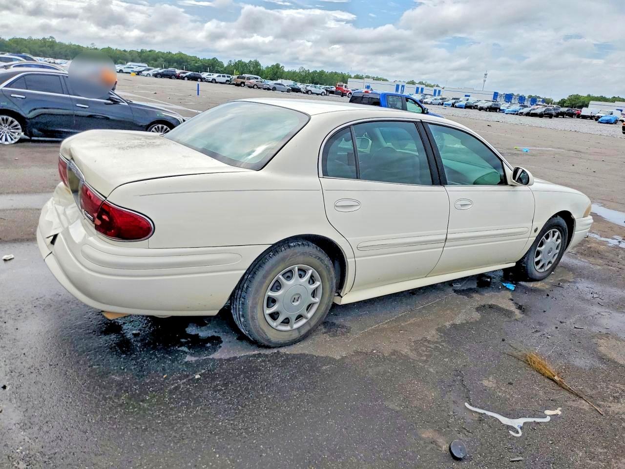 2004 Buick Lesabre Custom White vin: 1G4HP52K844103011
