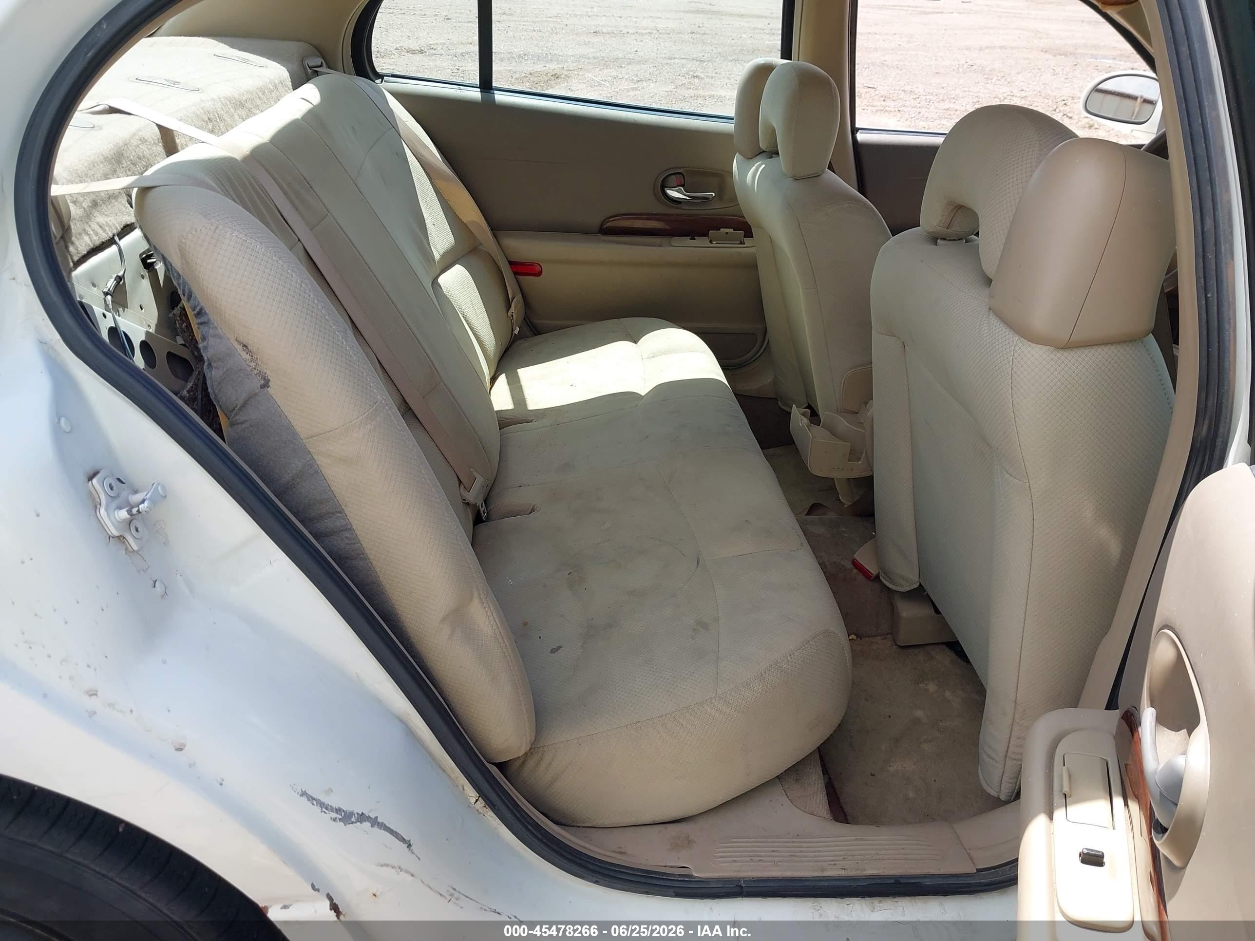 2004 Buick Lesabre Custom White vin: 1G4HP52K844128474