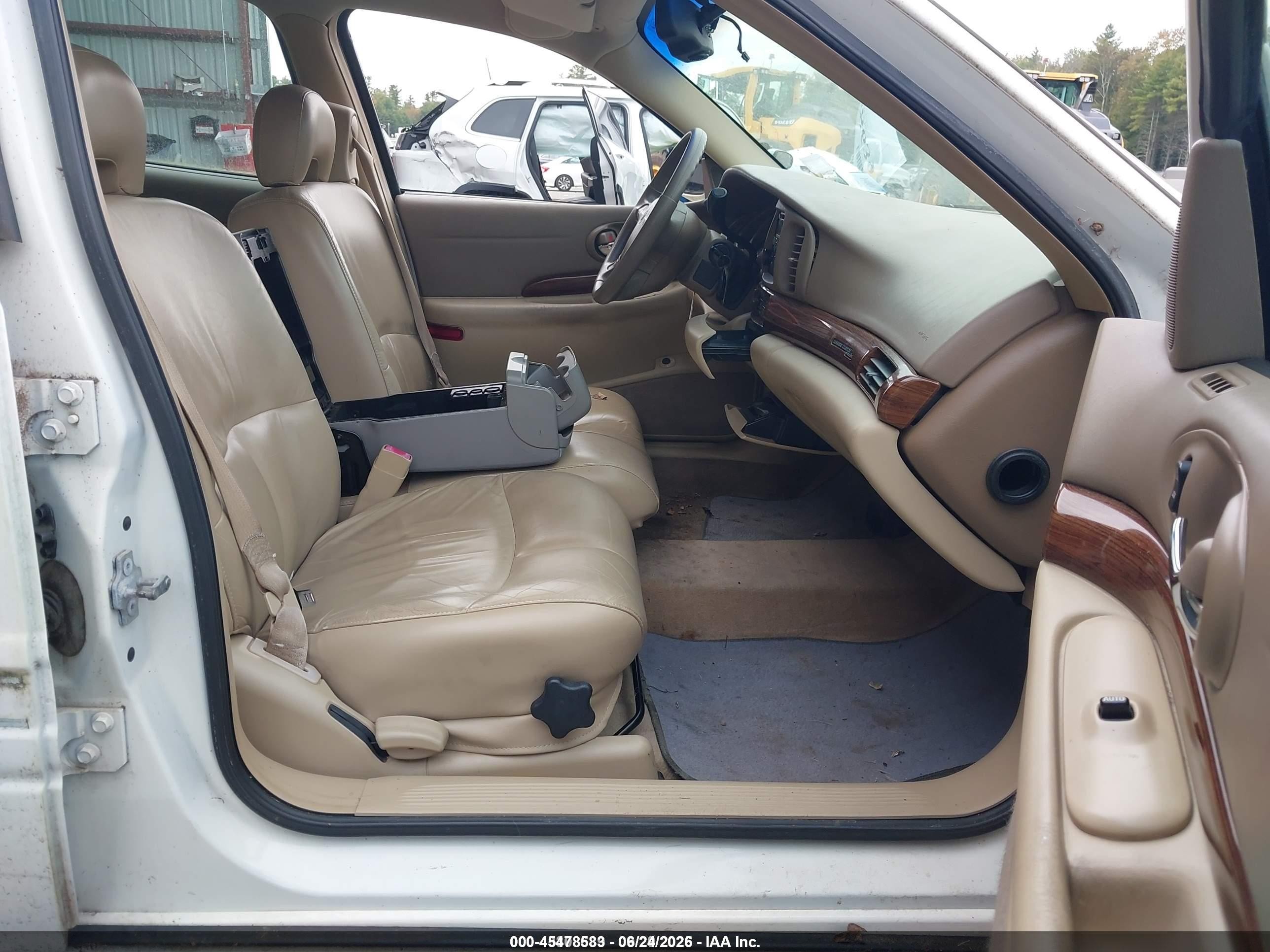 2005 Buick Lesabre Custom White vin: 1G4HP52K85U194234