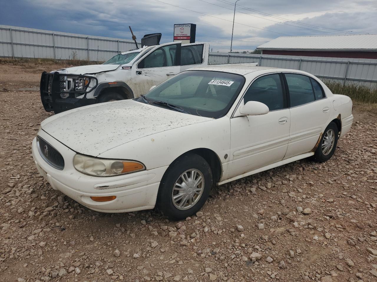 2005 Buick Lesabre Custom White vin: 1G4HP52K85U208696