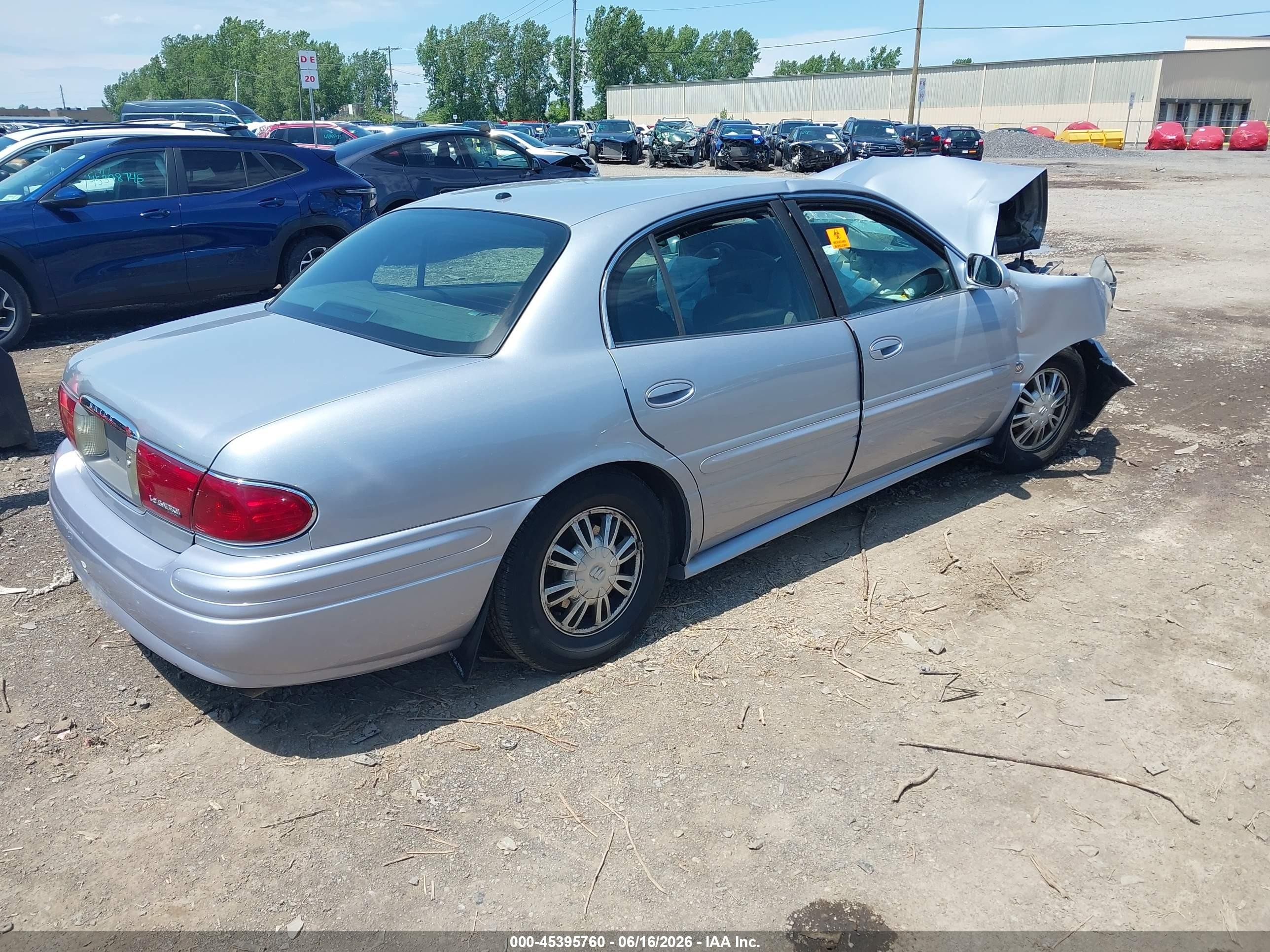 2005 Buick Lesabre Custom Silver vin: 1G4HP52K85U214207