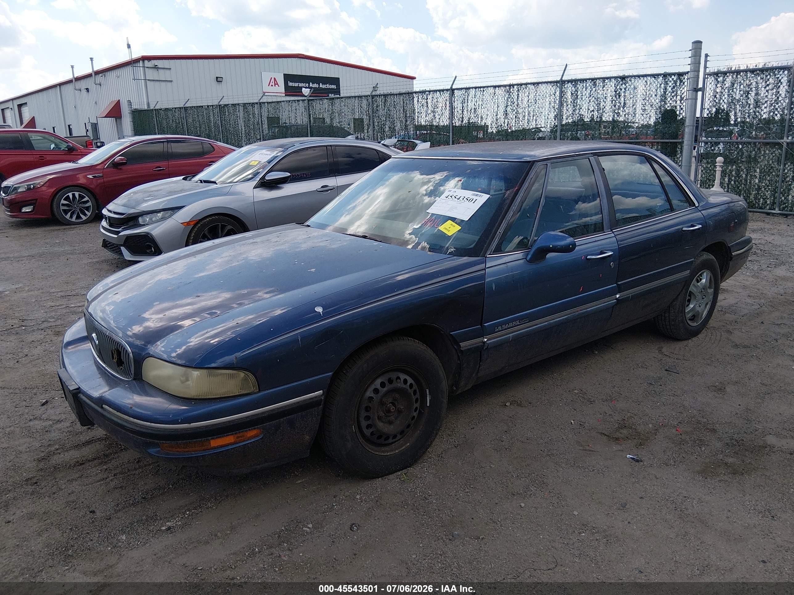 1997 Buick Lesabre Custom Синий vin: 1G4HP52K8VH440871