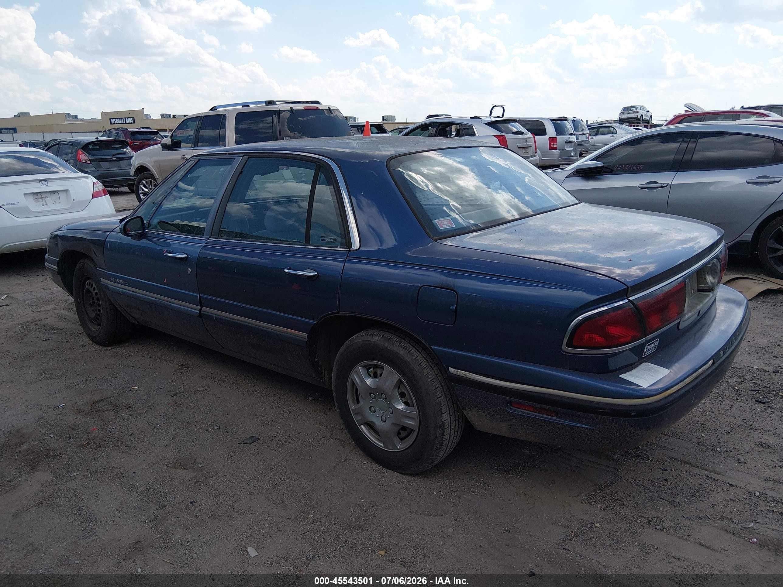 1997 Buick Lesabre Custom Синий vin: 1G4HP52K8VH440871