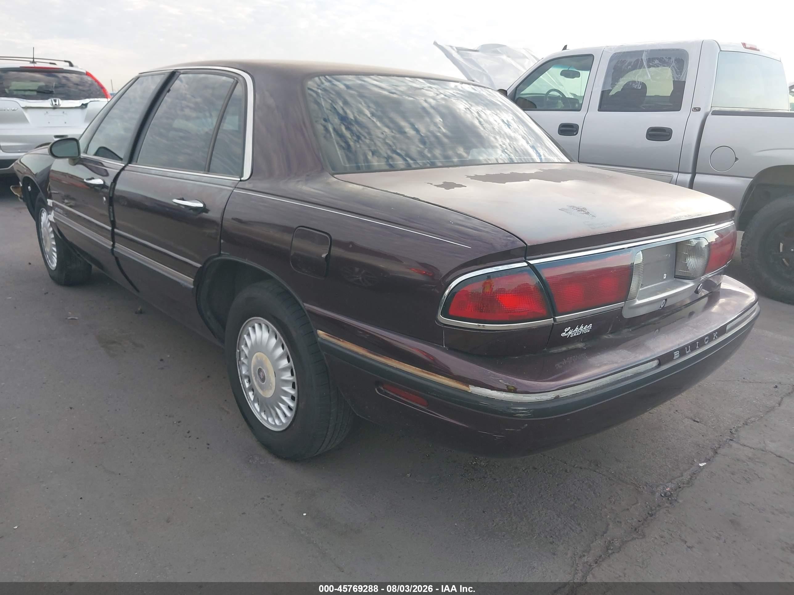 1997 Buick Lesabre Custom Maroon vin: 1G4HP52K8VH440997