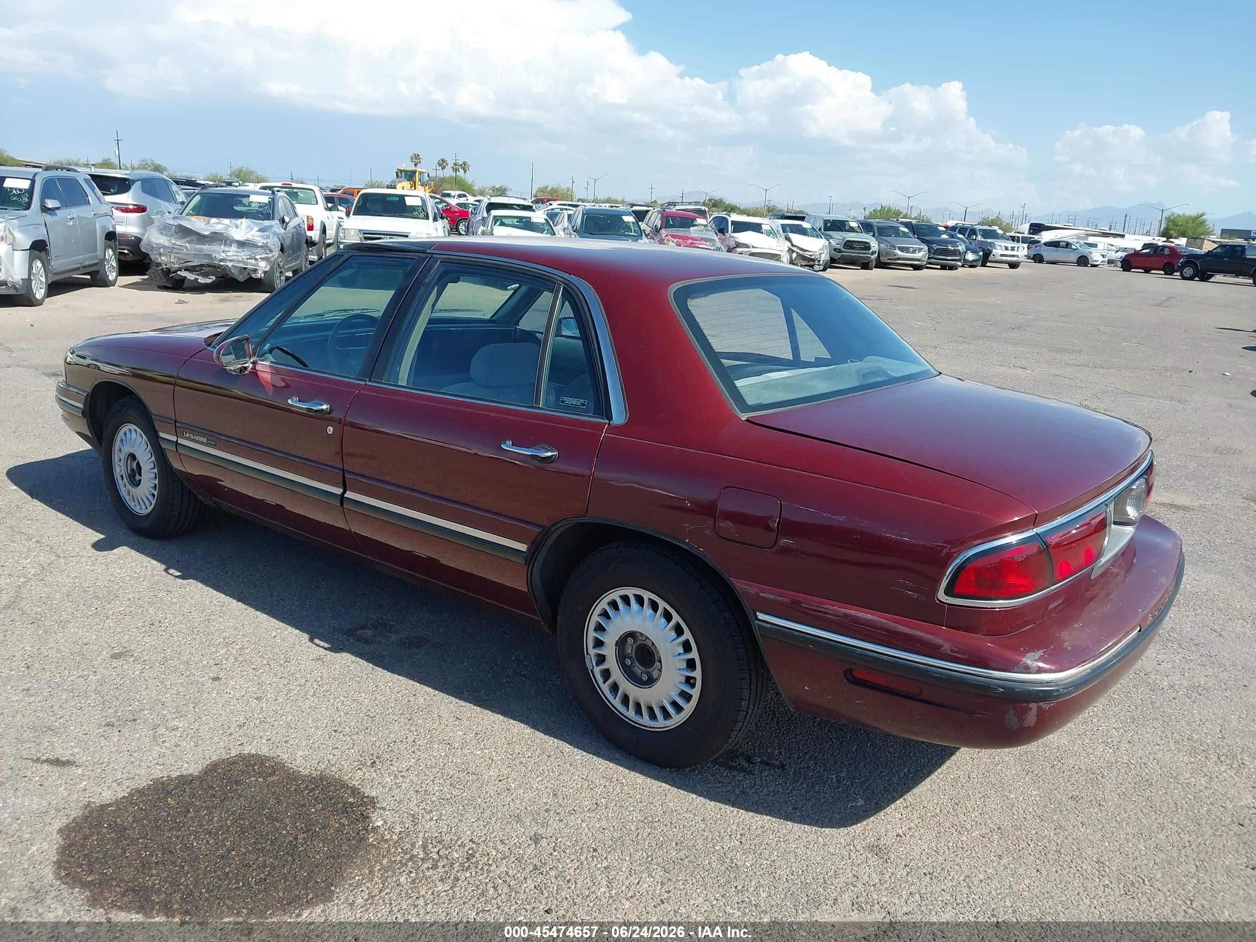 1997 Buick Lesabre Custom Бордовый vin: 1G4HP52K8VH482974