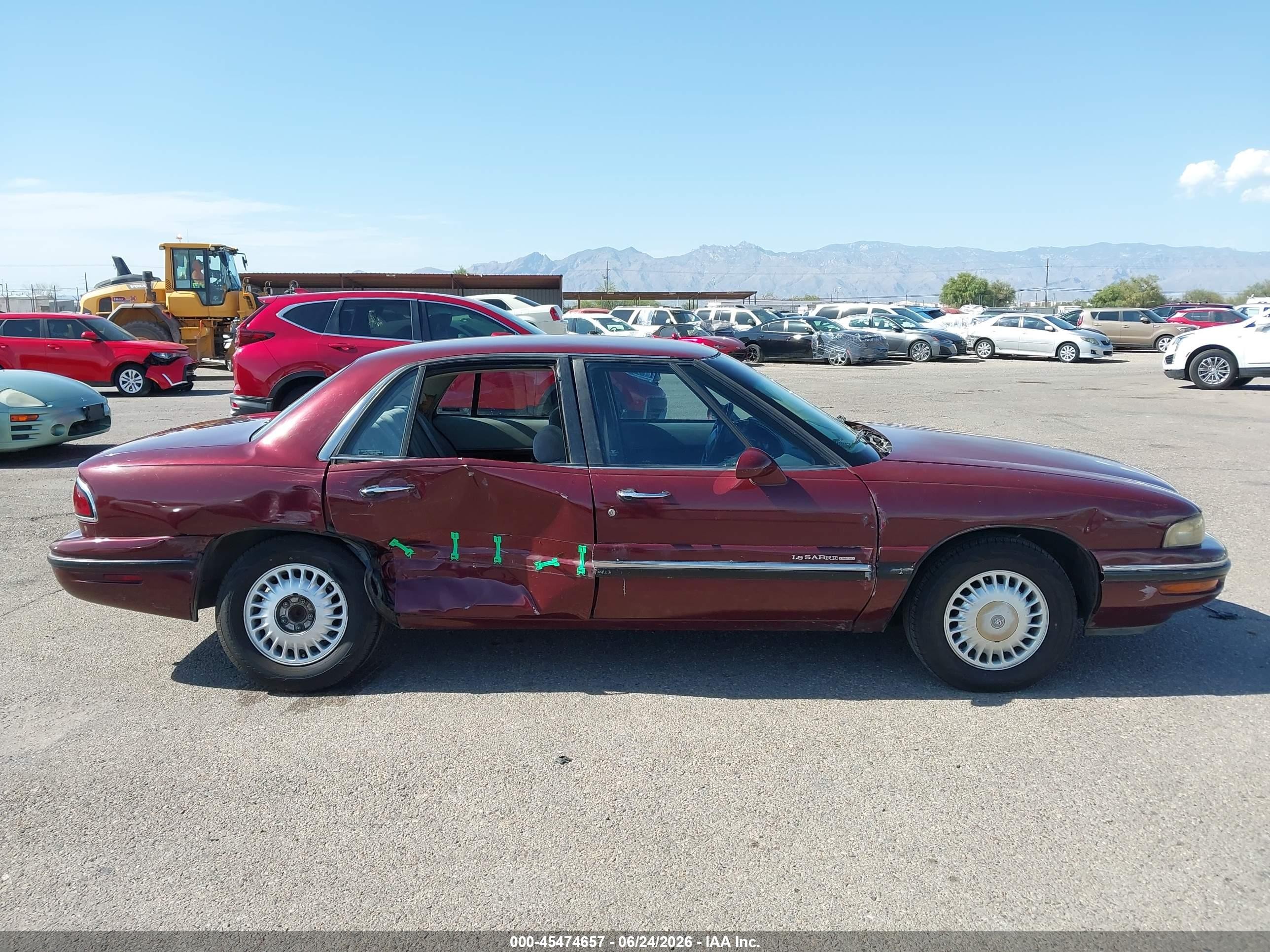 1997 Buick Lesabre Custom Бордовый vin: 1G4HP52K8VH482974