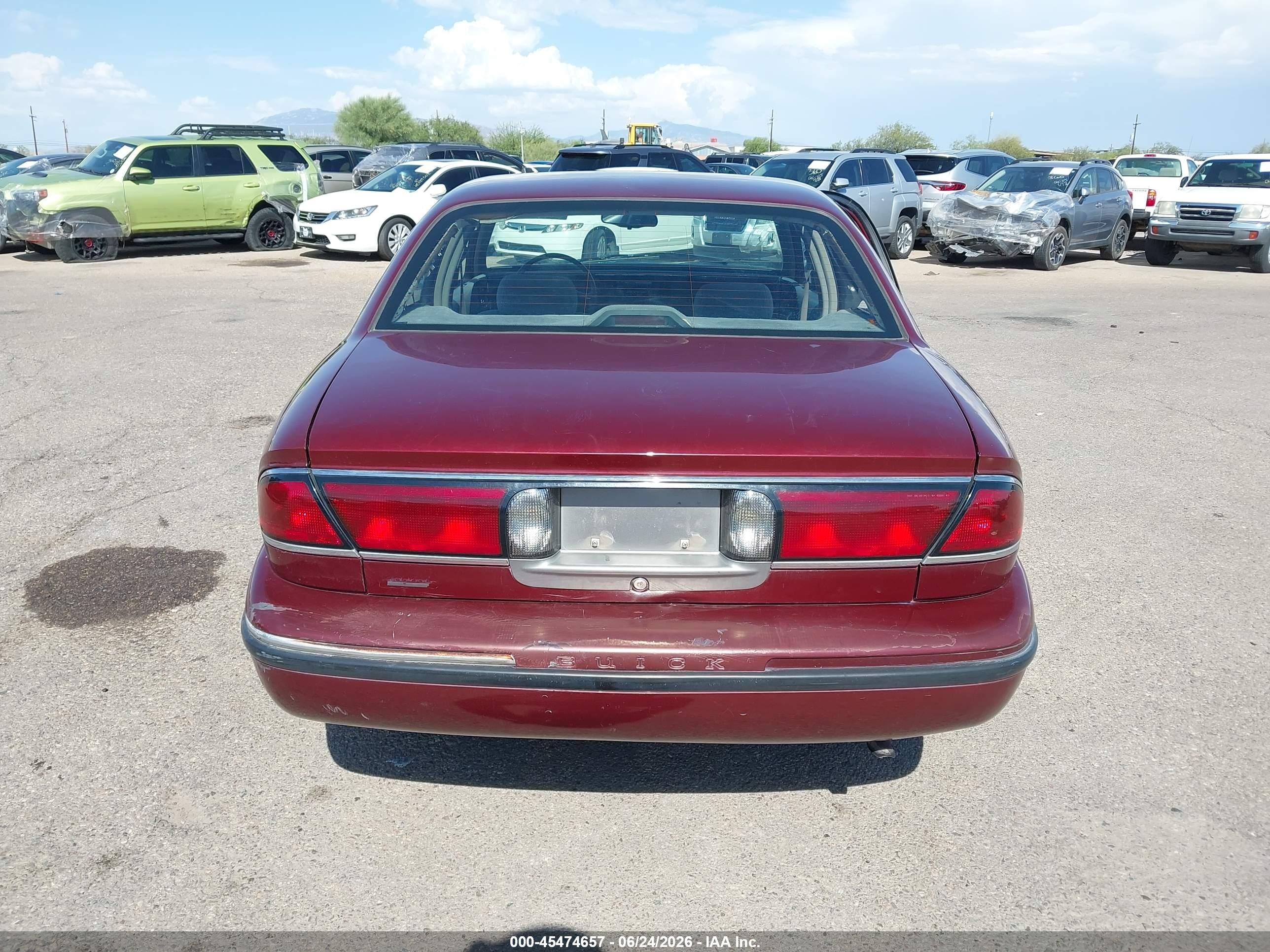 1997 Buick Lesabre Custom Бордовый vin: 1G4HP52K8VH482974