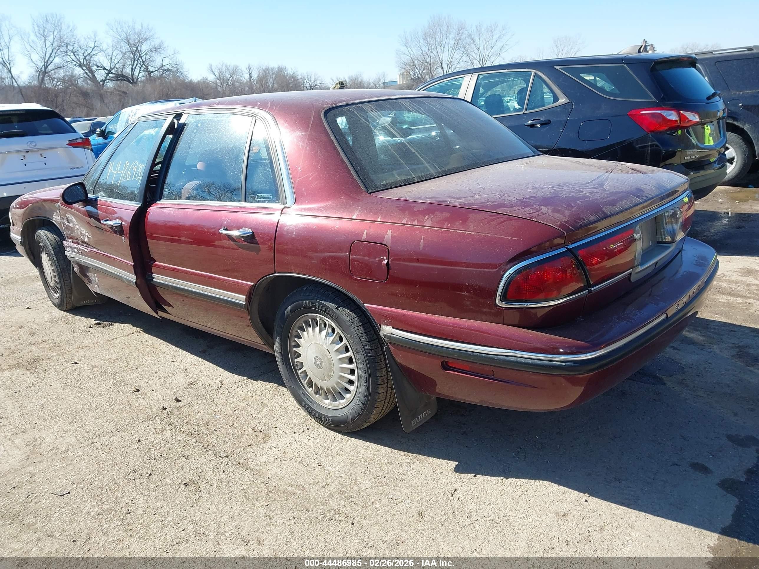 1999 Buick Lesabre Custom Maroon vin: 1G4HP52K8XH493590