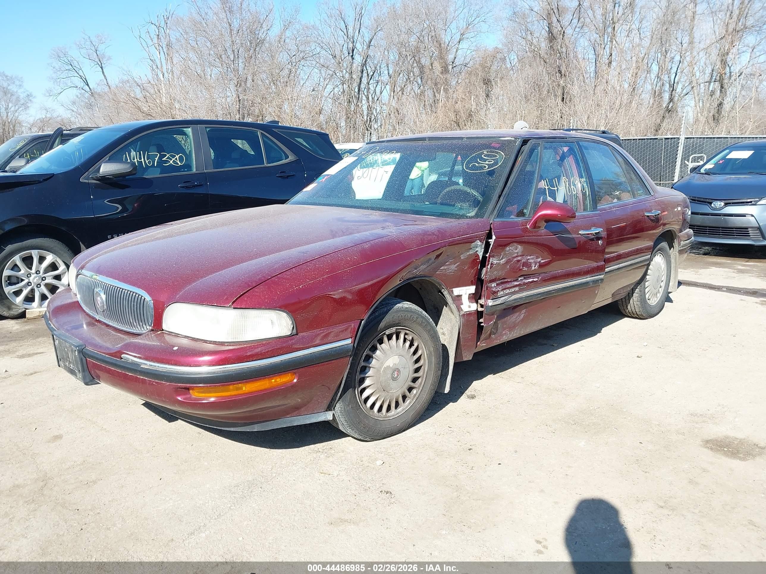 1999 Buick Lesabre Custom Maroon vin: 1G4HP52K8XH493590