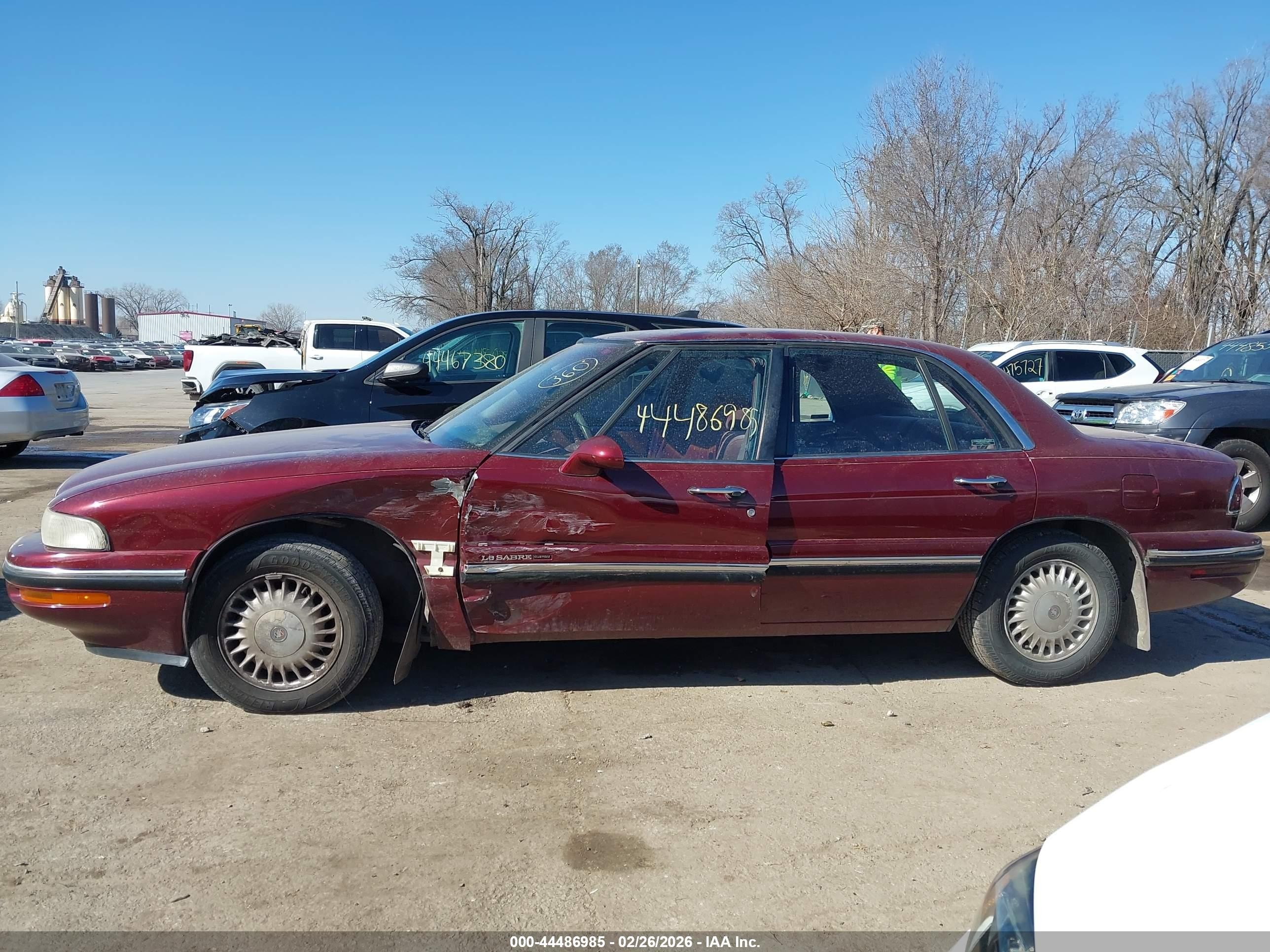 1999 Buick Lesabre Custom Maroon vin: 1G4HP52K8XH493590