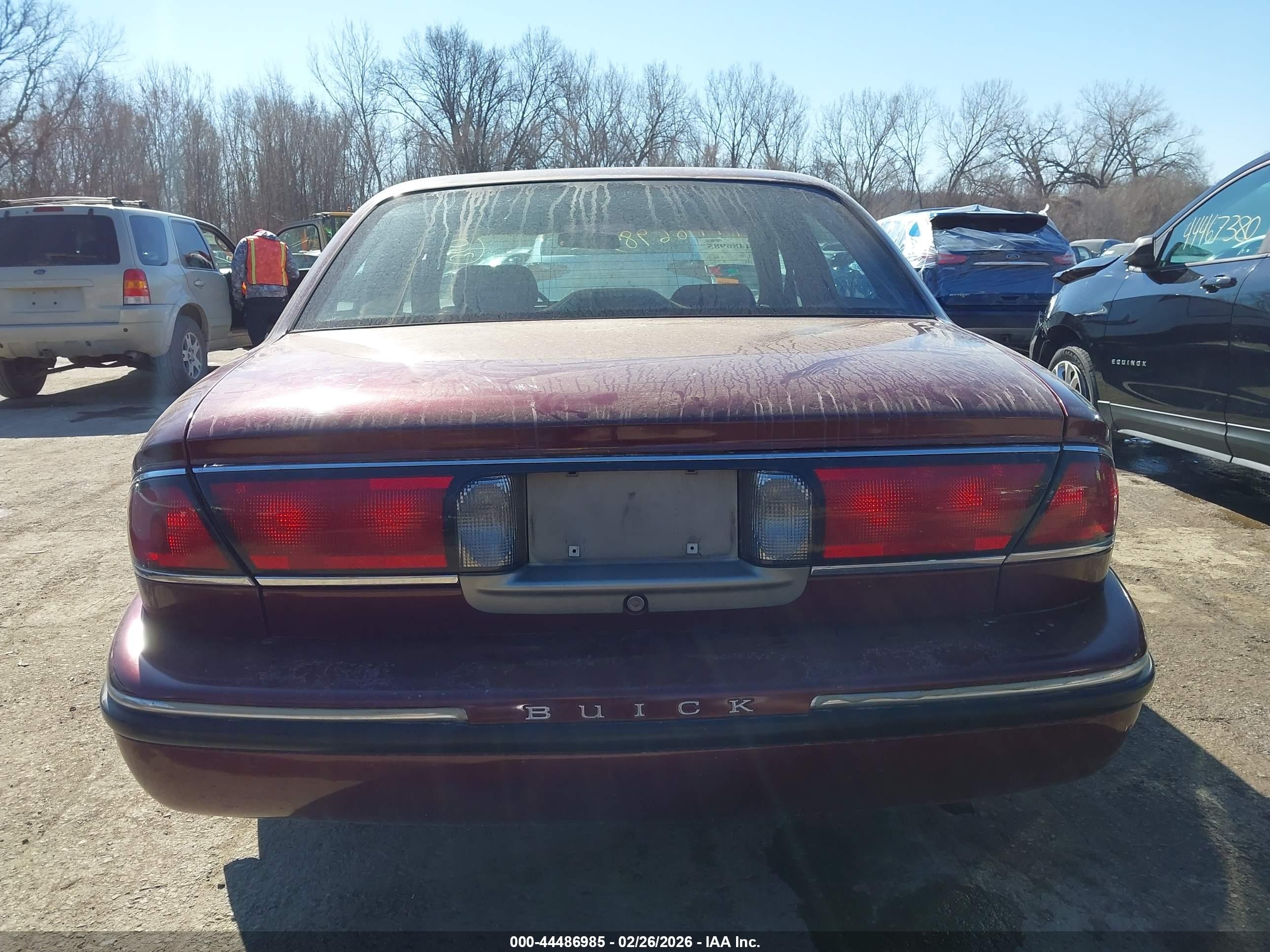 1999 Buick Lesabre Custom Maroon vin: 1G4HP52K8XH493590