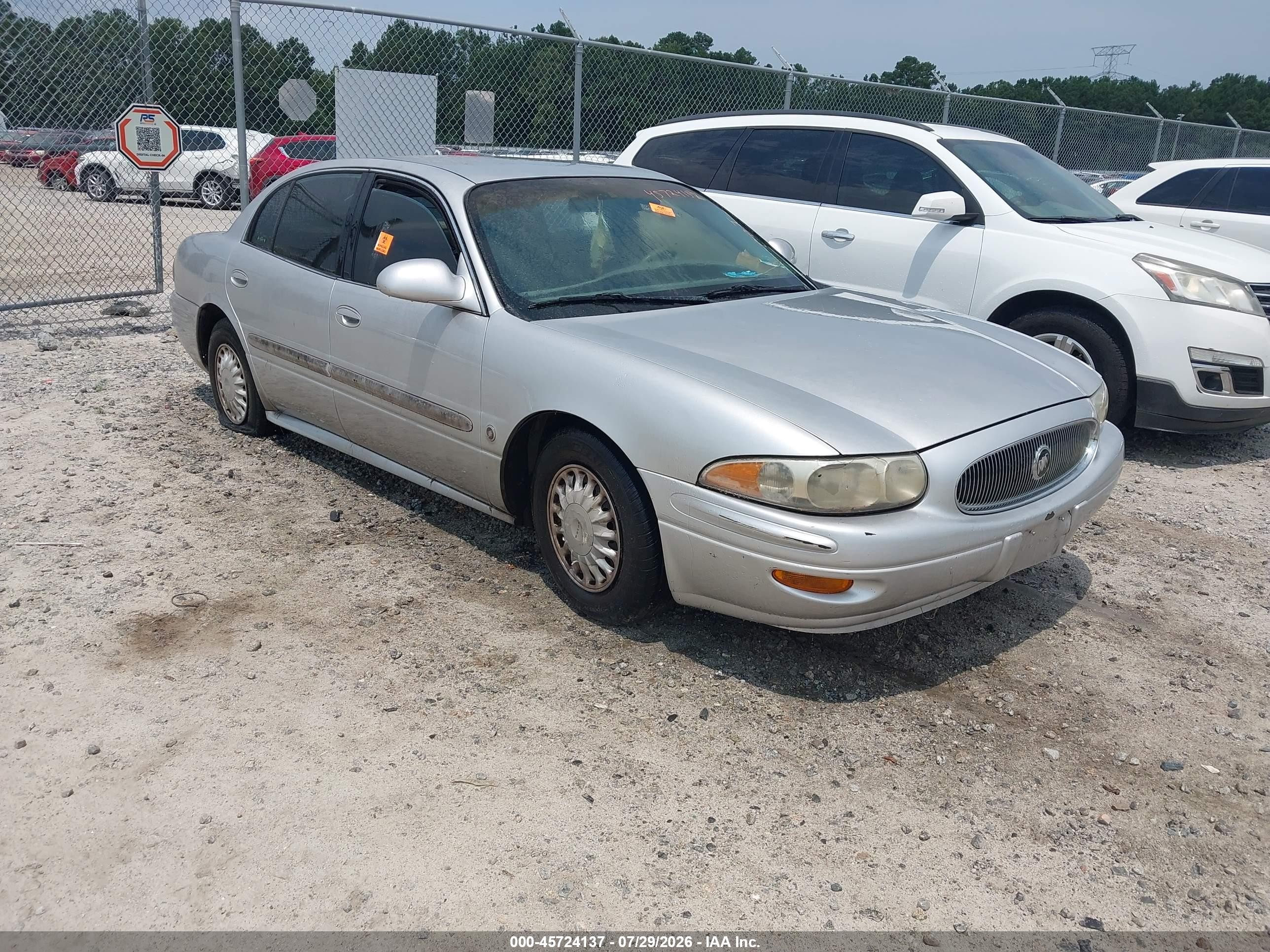 2003 Buick Lesabre Custom Silver vin: 1G4HP52K934110838